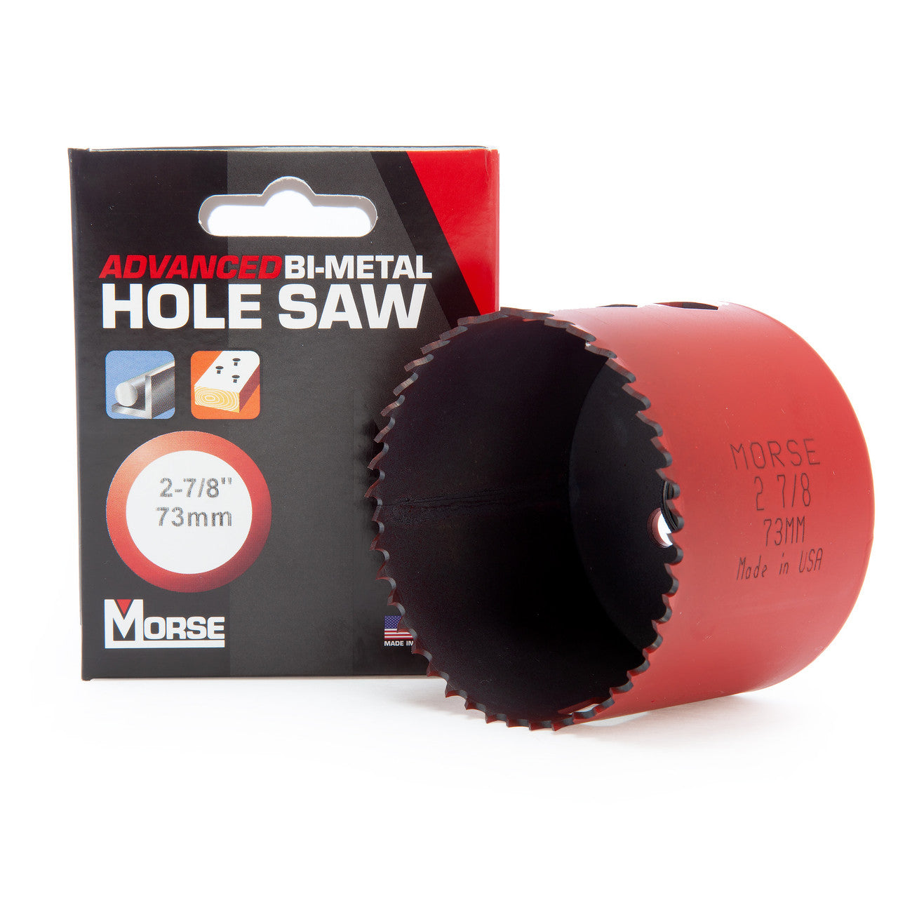 Morse MHS46 Advanced Universal Bi Metal Hole Saw 73mm 8% Cobalt