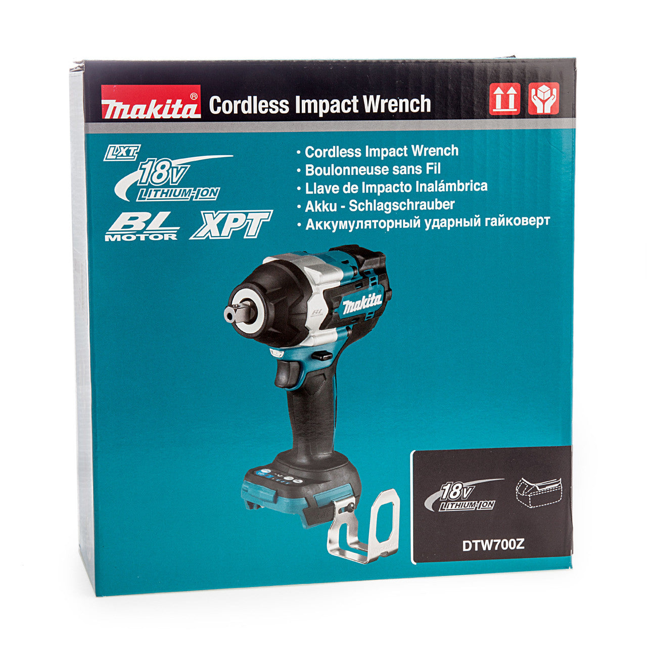 Makita 18V LXT Brushless Impact Wrench 1/2" Body Only Torque 1,000 Nm DTW700Z