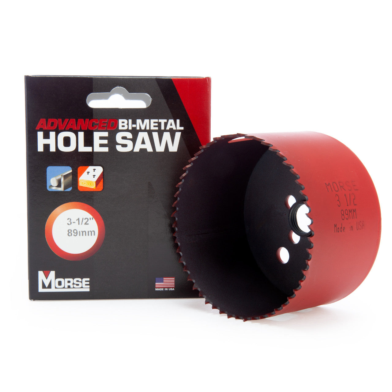 Morse MHS56 Advanced Universal Bi Metal Hole Saw 89mm 8% Cobalt
