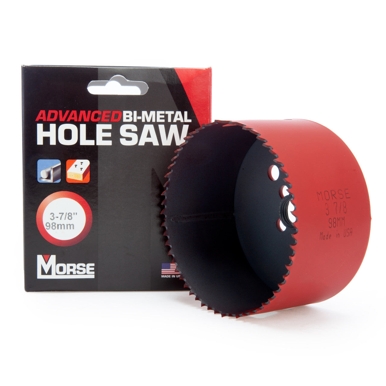 Morse MHS62 Advanced Universal Bi Metal Hole Saw 98mm 8% Cobalt