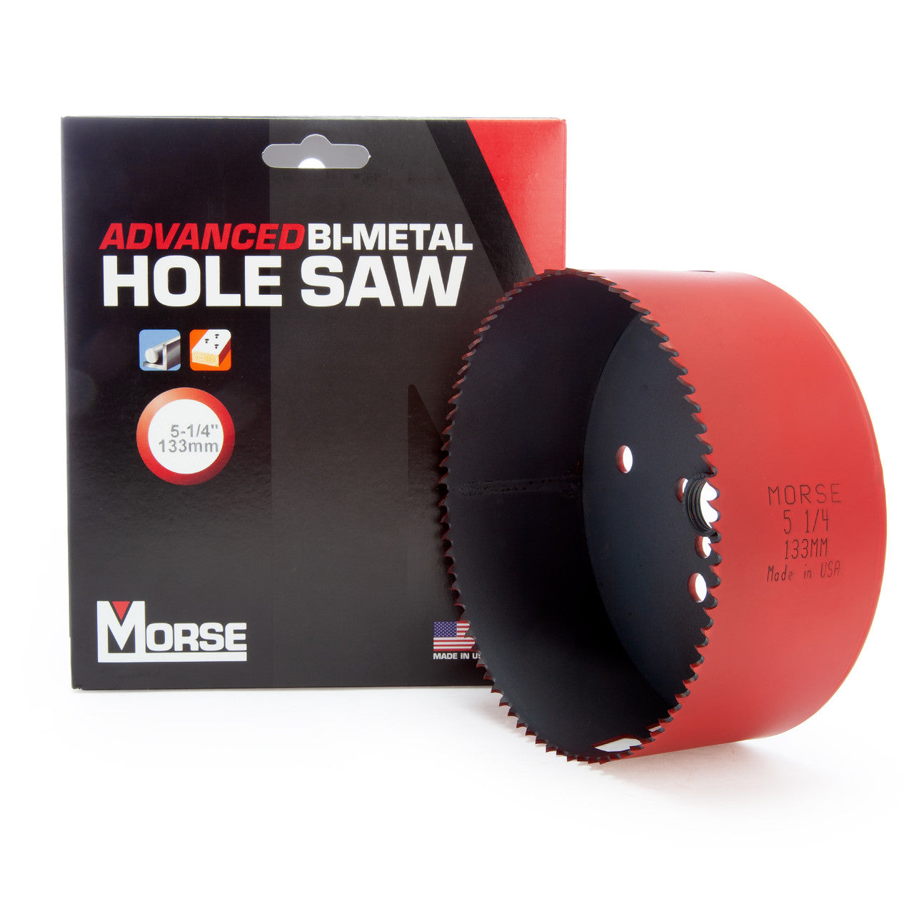 Morse Advanced Bi-Metal Hole Saw 5. 1/4in - 133mm Diameter 8% Cobalt MHS84