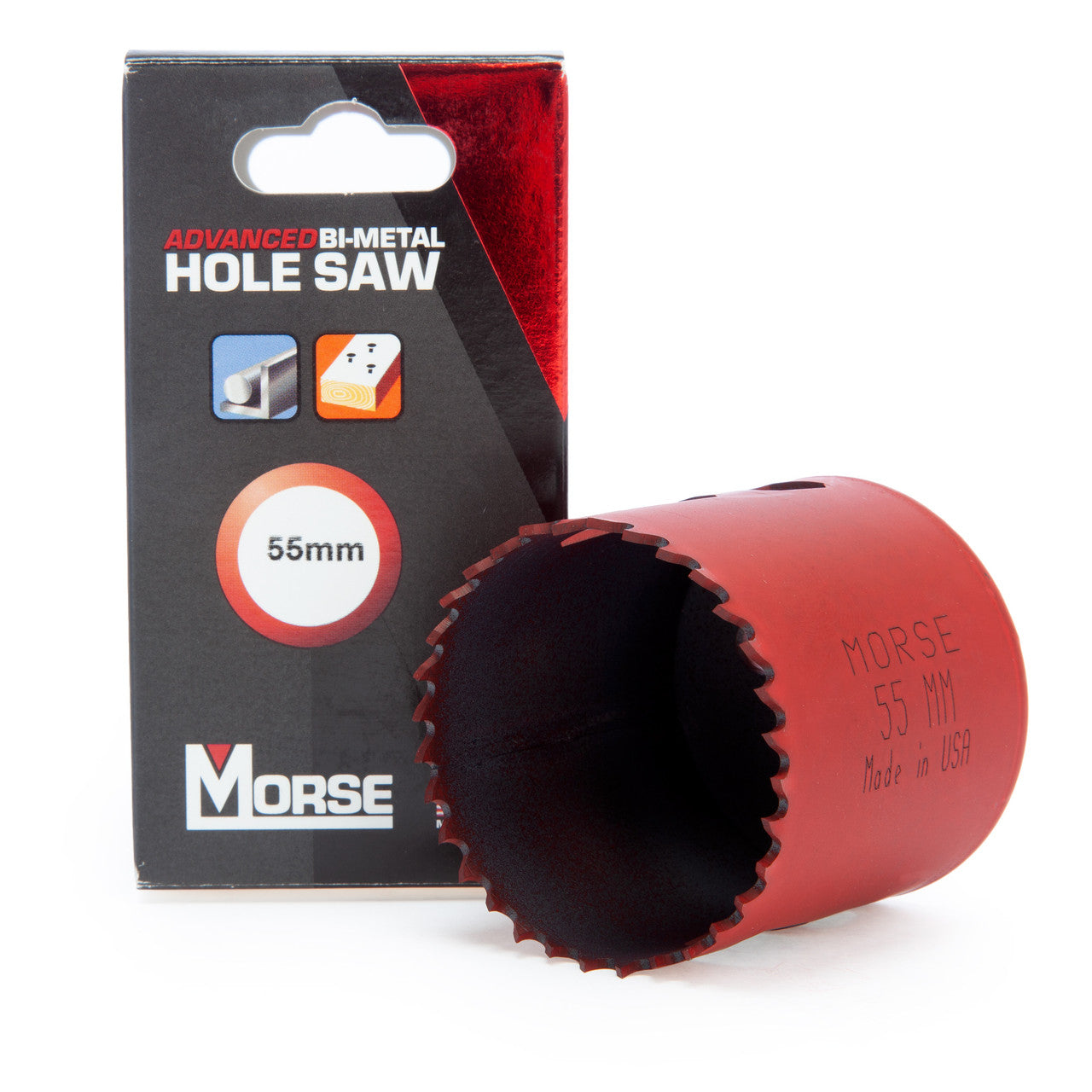 Morse MHS345 Advanced Universal Bi Metal Hole Saw 55mm 8% Cobalt