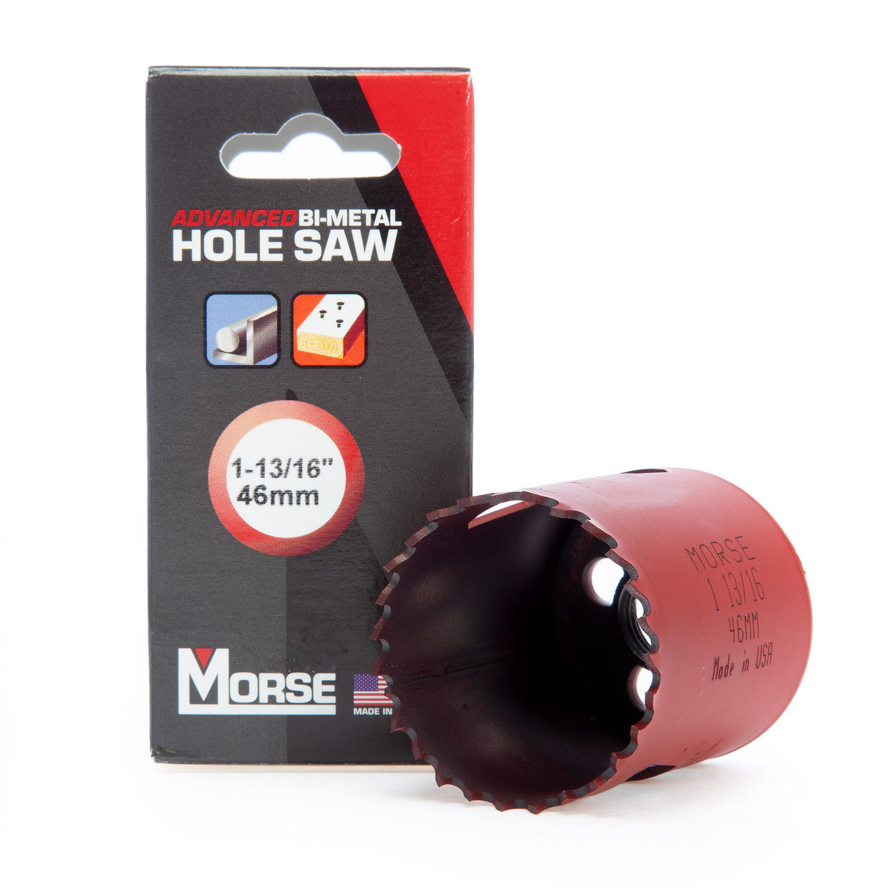 Morse MHS29 Advanced Universal Bi Metal Hole Saw 46mm 8% Cobalt