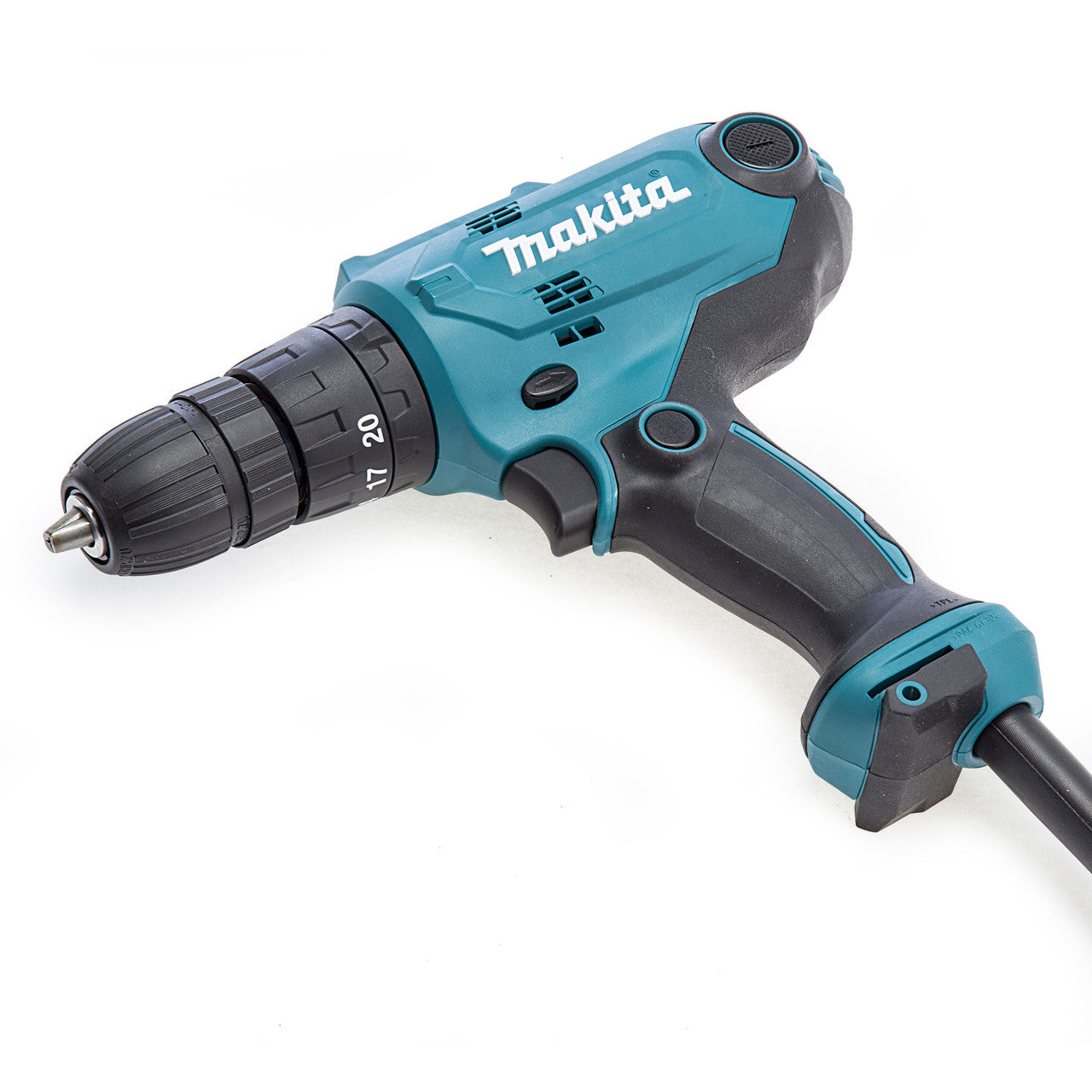 Makita 10mm Hammer Drill Driver 240V Keyless Chuck Variable Speed HP0300
