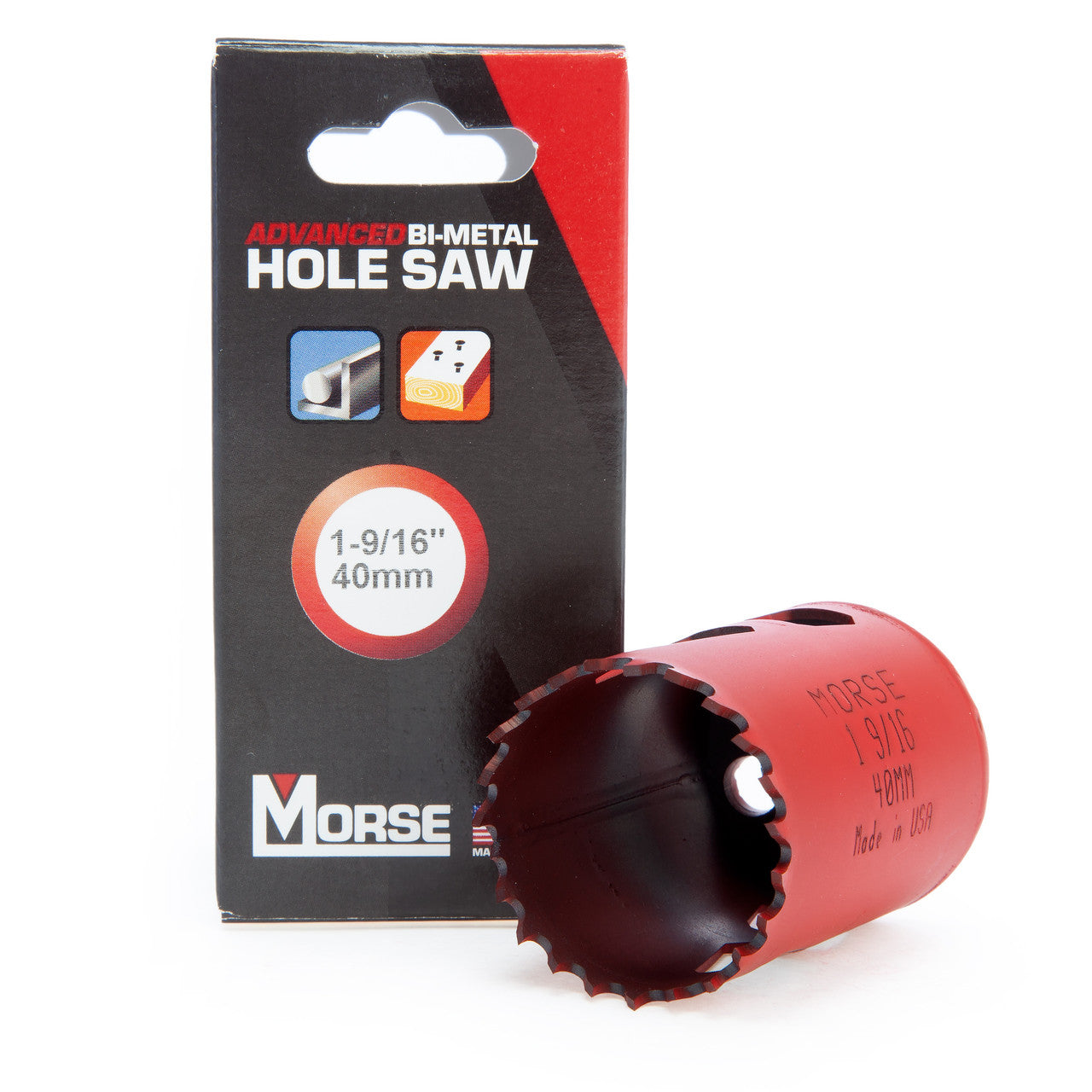 Morse MHS25 Advanced Universal Bi Metal Hole Saw 40mm 8% Cobalt