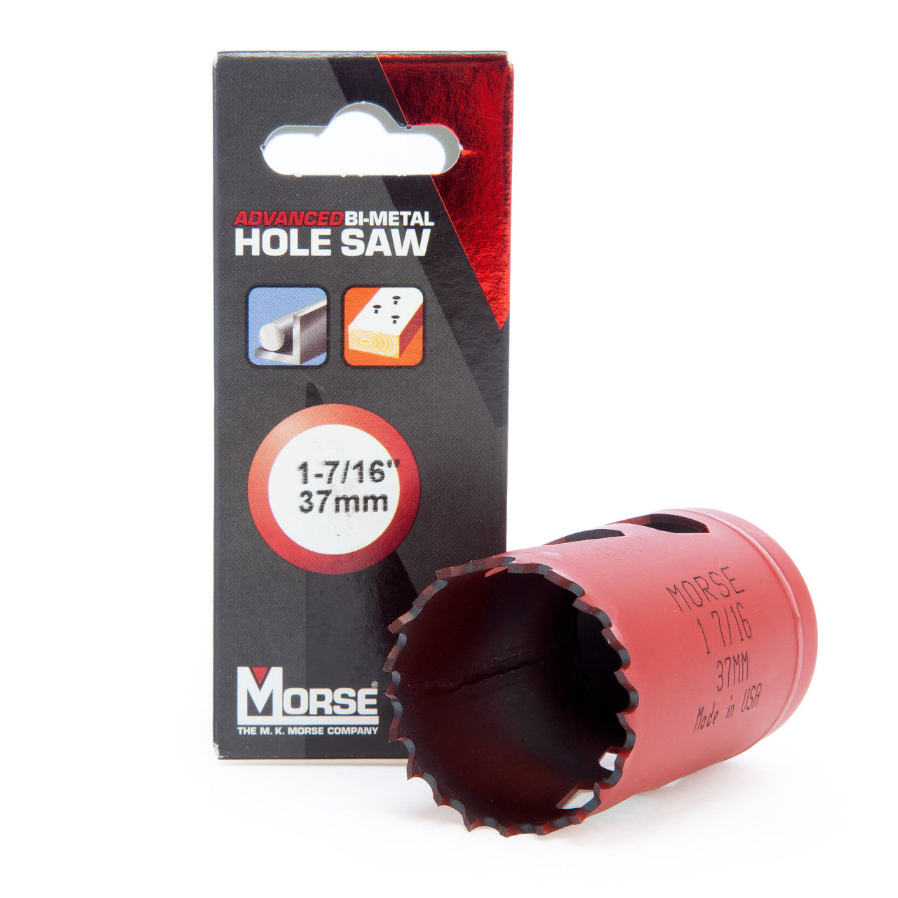 Morse MHS23 Advanced Universal Bi Metal Hole Saw 37mm 8% Cobalt