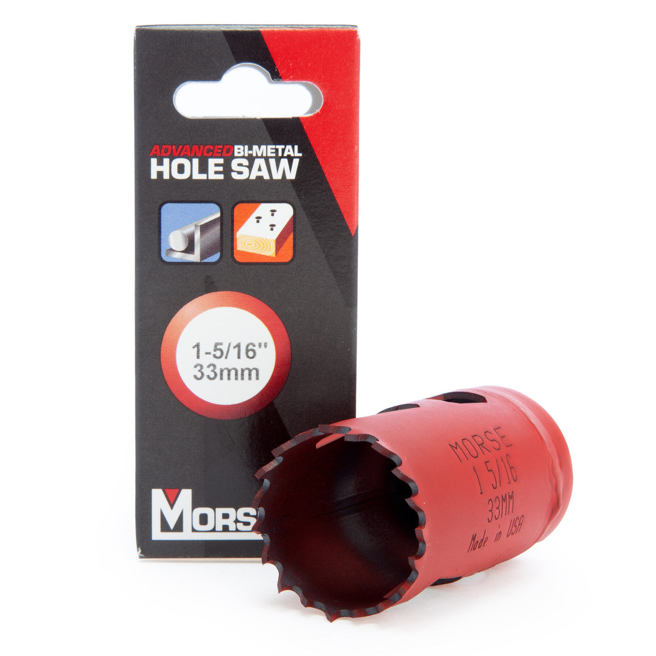 Morse MHS21 Advanced Universal Bi Metal Hole Saw 33mm 8% Cobalt
