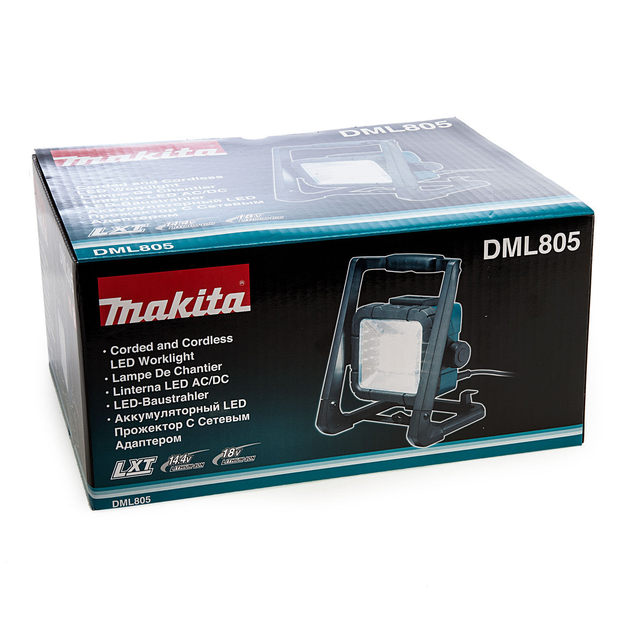 Makita AC/DC 14.4V / 18V 110V Worklight Body Only cord 2.5m Twenty LEDs DML805