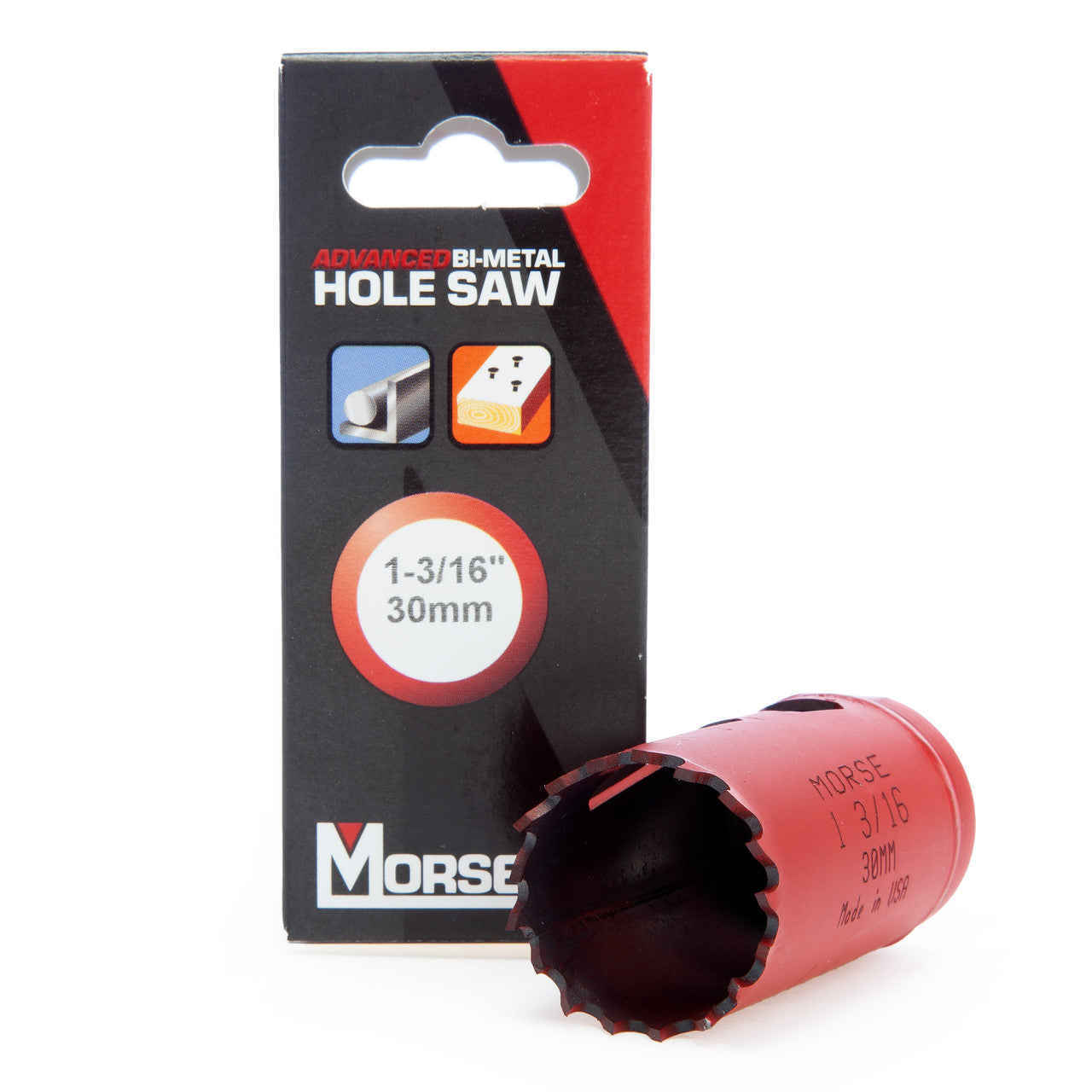 Morse MHS19 Advanced Universal Bi Metal Hole Saw 30mm 8% Cobalt