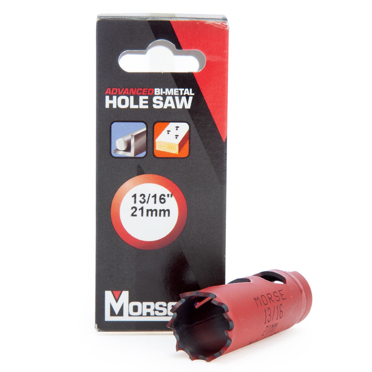 Morse MHS13 Advanced Universal Bi Metal Hole Saw 21mm 8% Cobalt