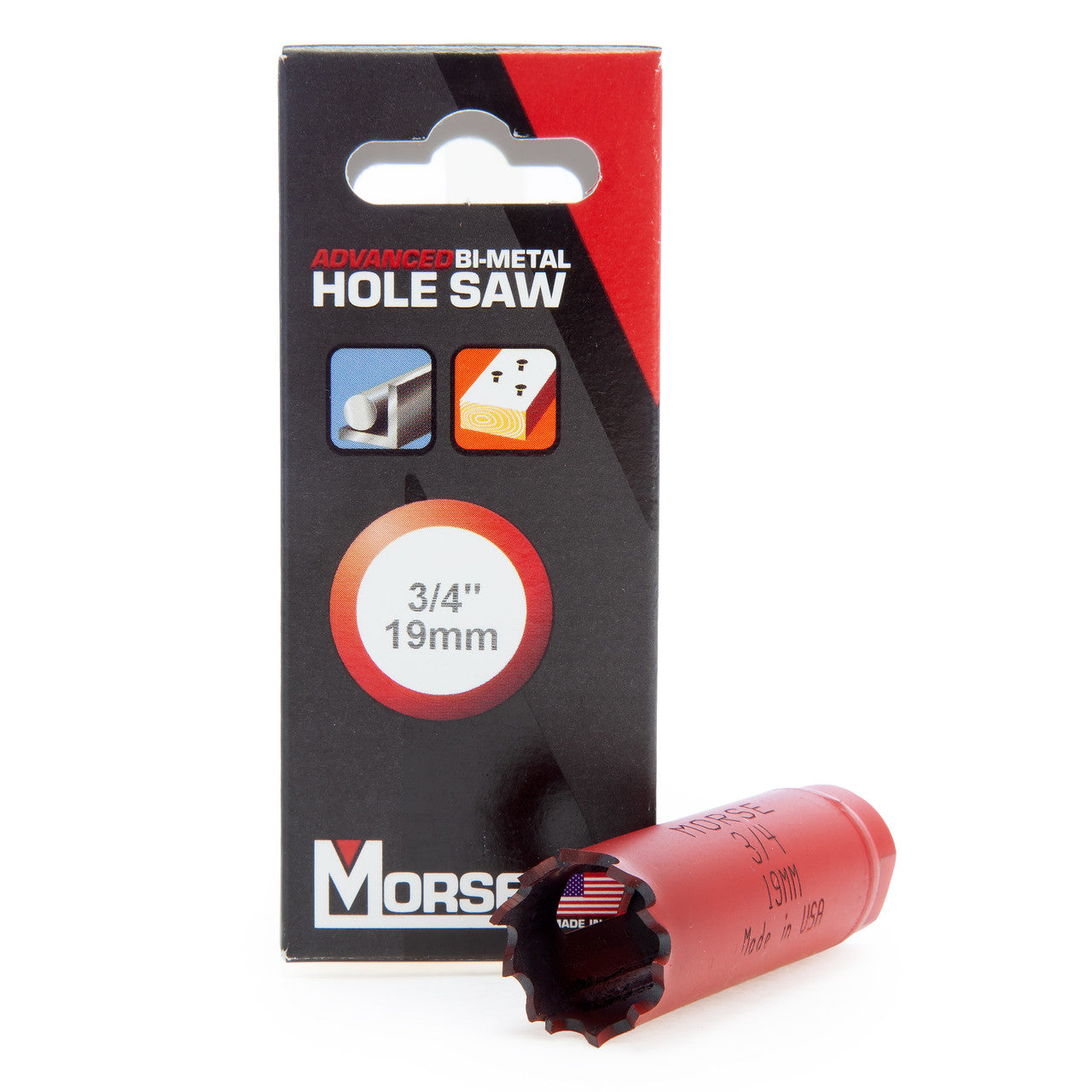 Morse MHS12 Advanced Universal Bi Metal Hole Saw 19mm 8% Cobalt