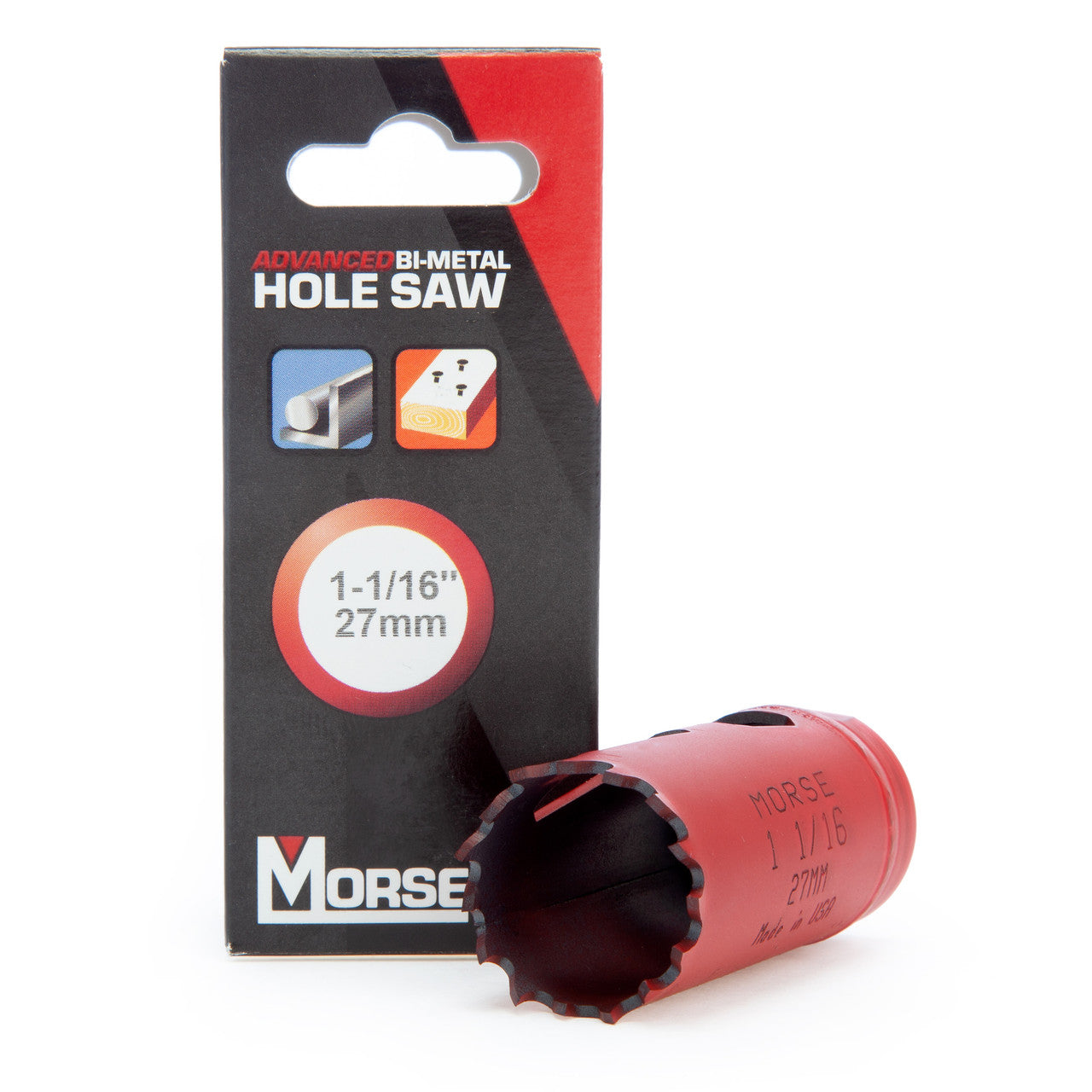Morse MHS17 Advanced Universal Bi Metal Hole Saw 27mm 8% Cobalt