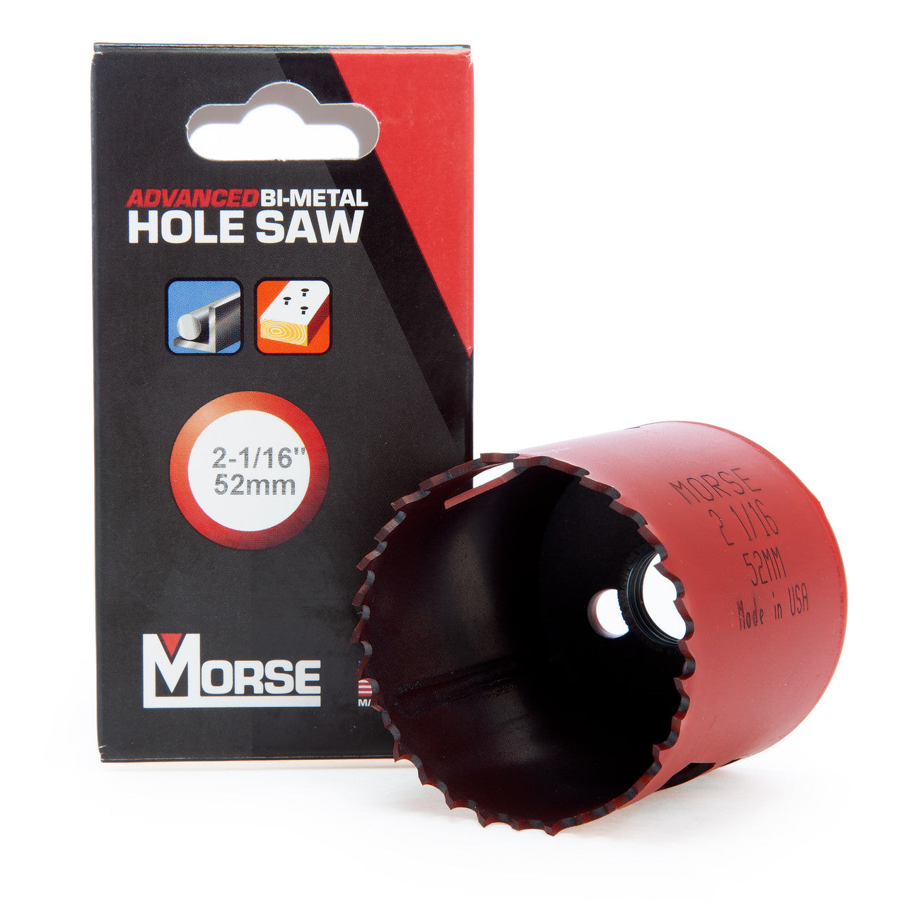 Morse MHS33 Advanced Universal Bi Metal Hole Saw 52mm 8% Cobalt