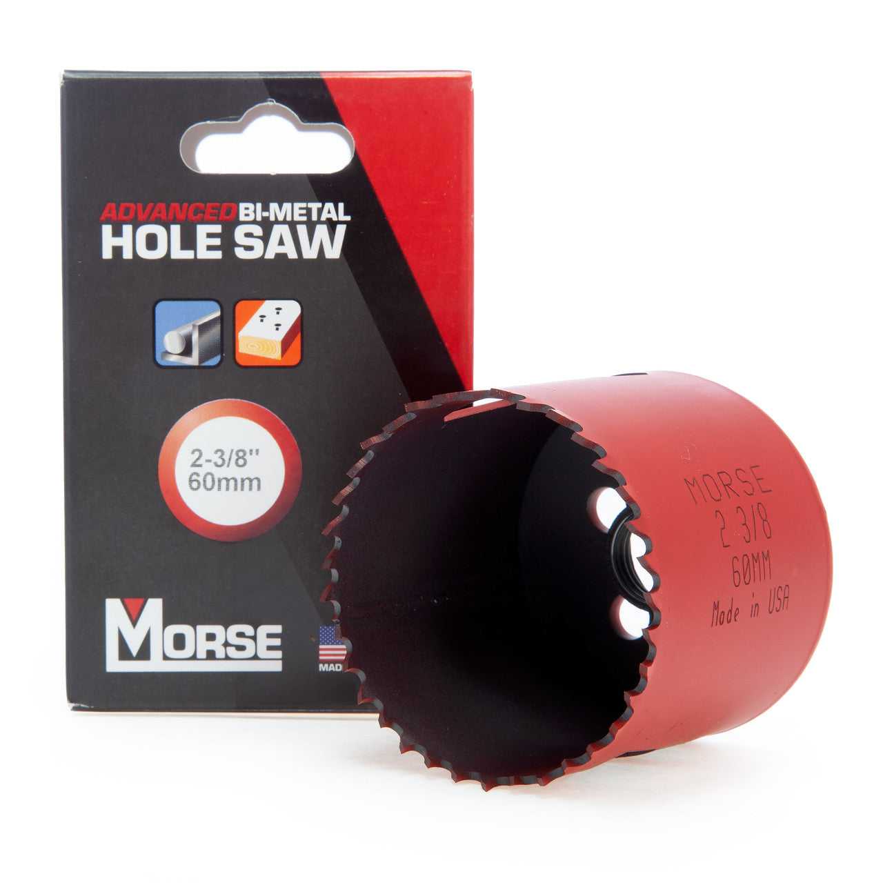 Morse MHS38 Advanced Universal Bi Metal Hole Saw 60mm 8% Cobalt