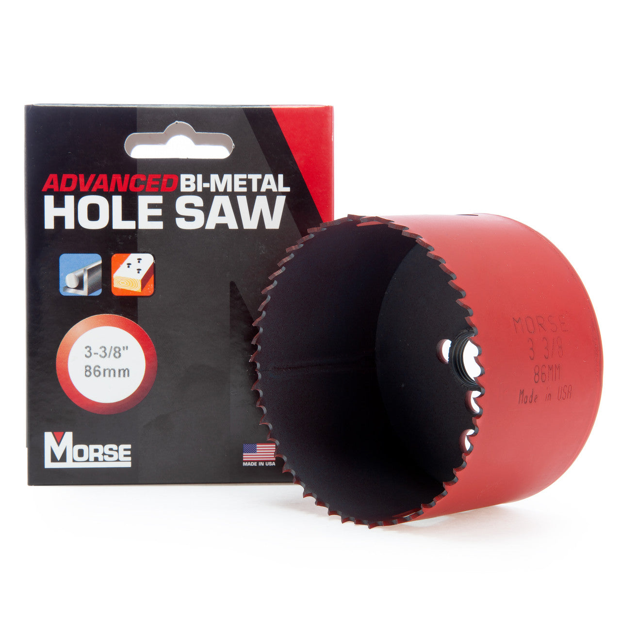 Morse MHS54 Advanced Universal Bi Metal Hole Saw 86mm 8% Cobalt