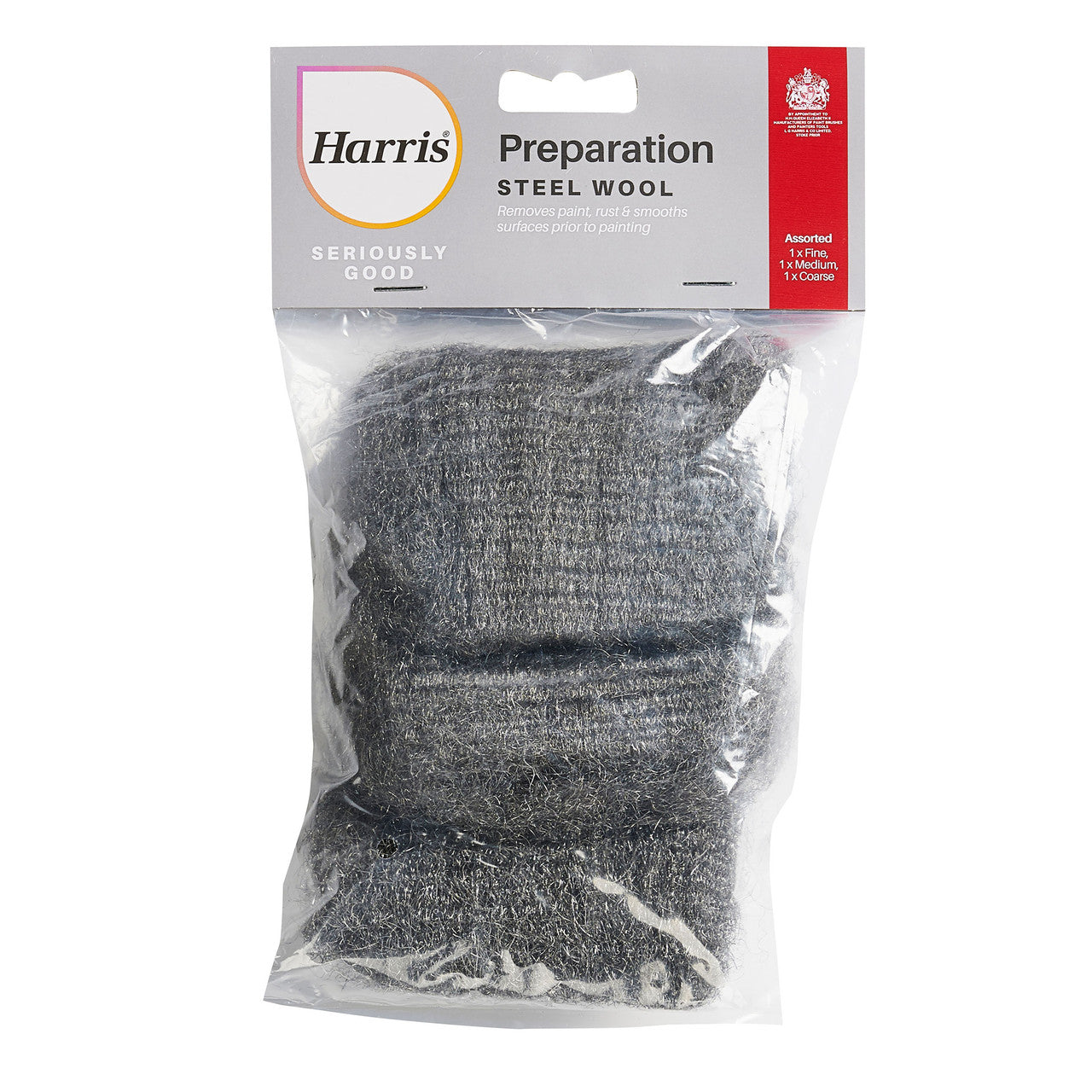 Harris Seriously Good Steel Wool Removes Paint Rust Smoothes Surfaces 102064324