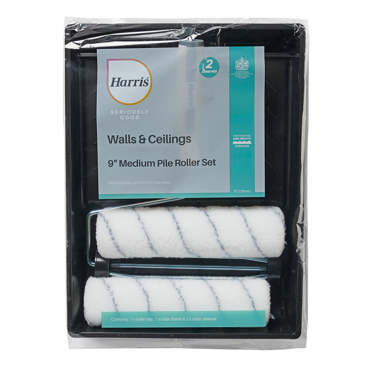 Harris Seriously Good Walls & Ceilings Twin Medium Pile Roller Set 9" 102012006