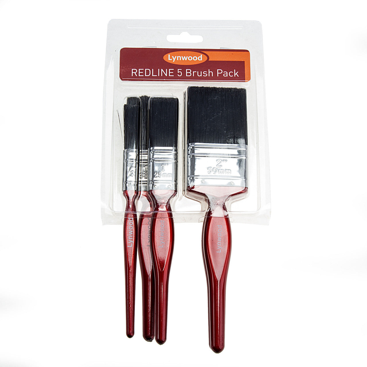 Lynwood Redline Paint Brush Set Pack of 5 general use synthetic filament BR505