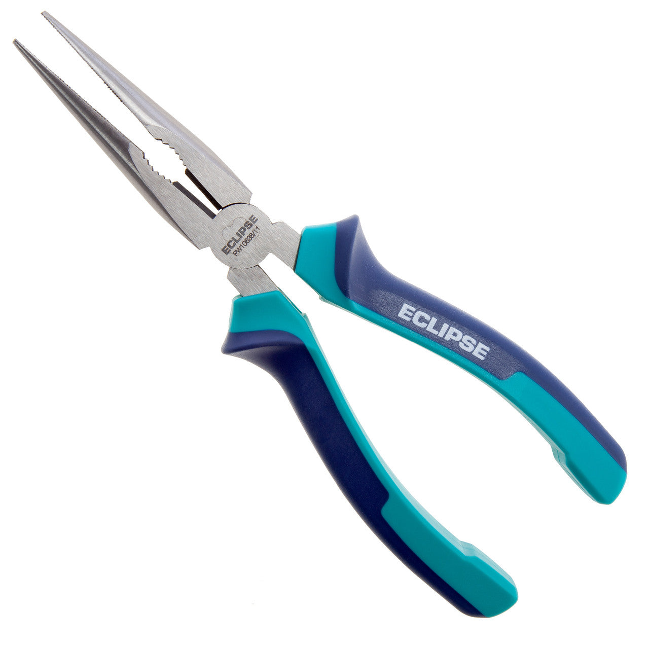 Eclipse Long Nose Pliers 8" 200mm With Side cutter Serrated jaws PW10638/11