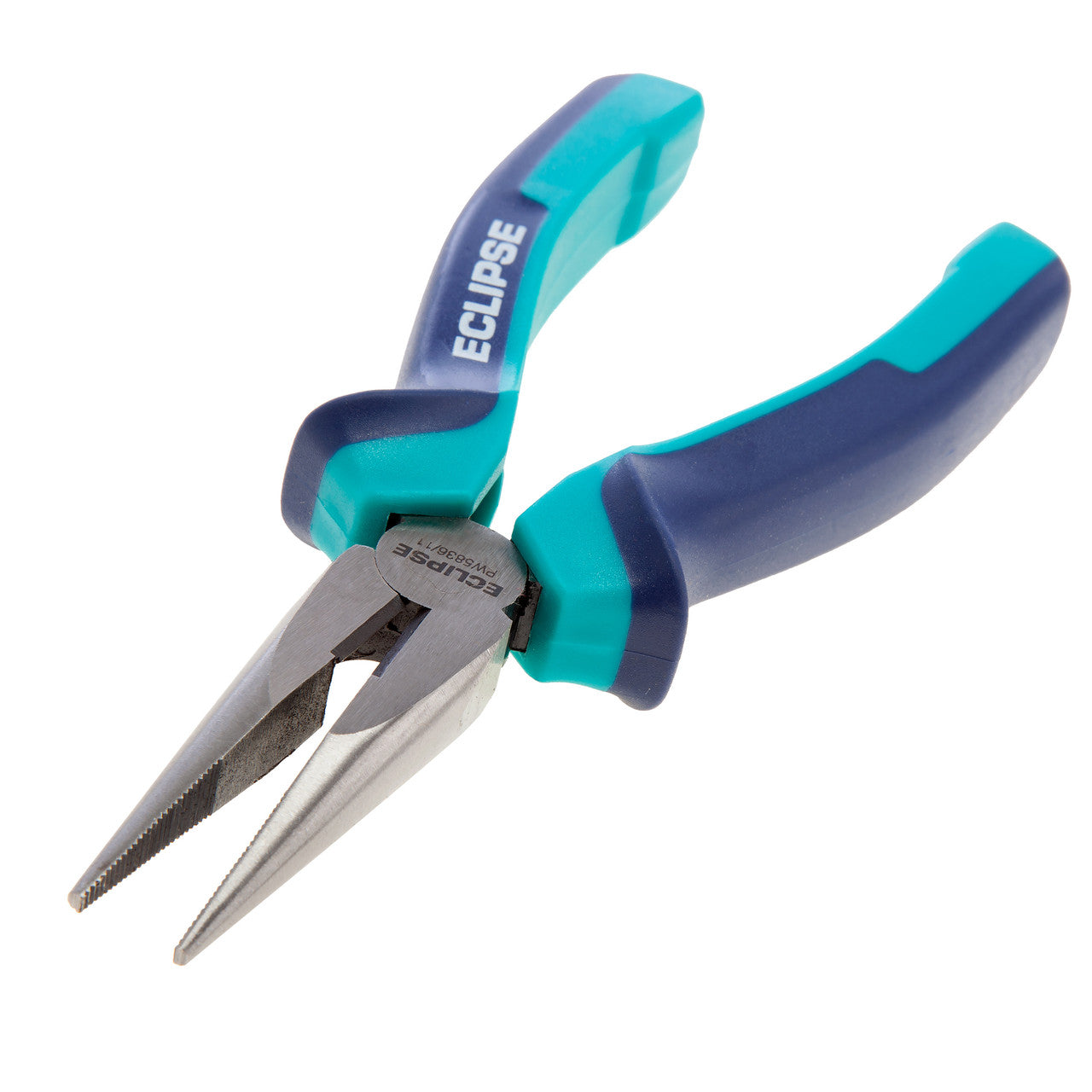 Eclipse Long Nose Pliers 6" 160mm With Side cutter Serrated jaws PW5836/11