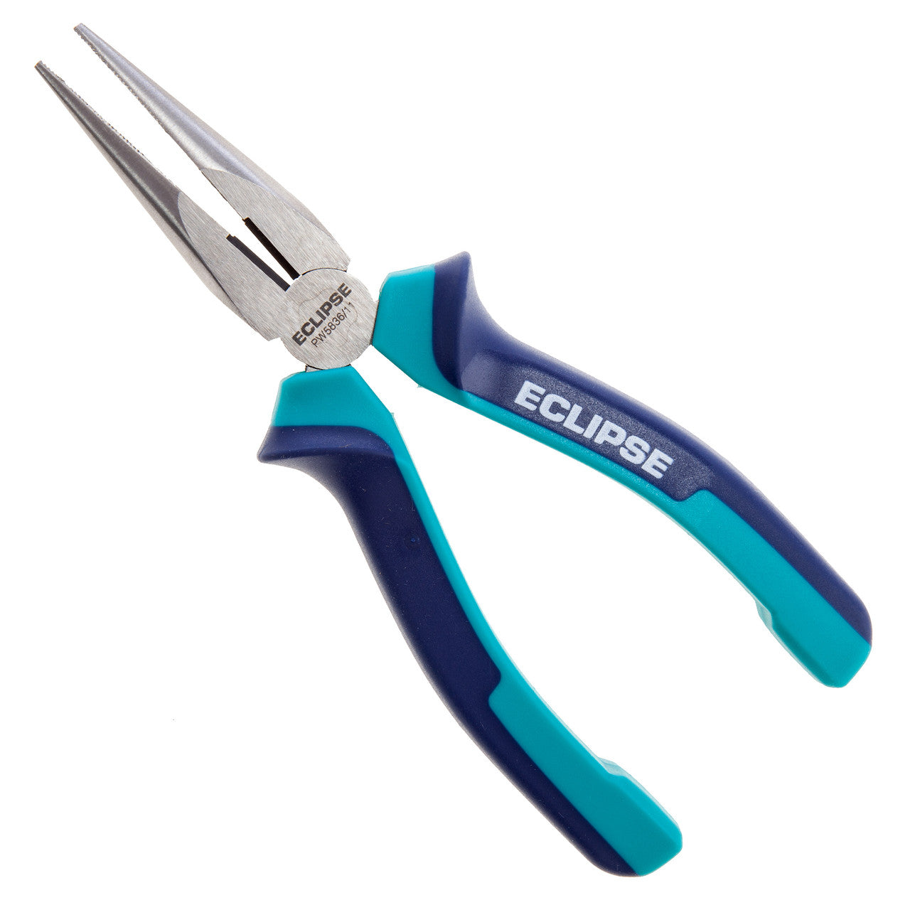 Eclipse Long Nose Pliers 6" 160mm With Side cutter Serrated jaws PW5836/11