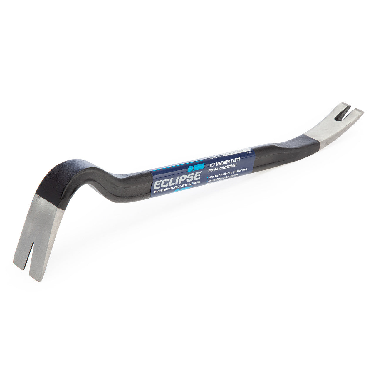 Eclipse Rippa Pry Bar 18" Double Ended Nail Puller Solid Forged Steel RIPPA18