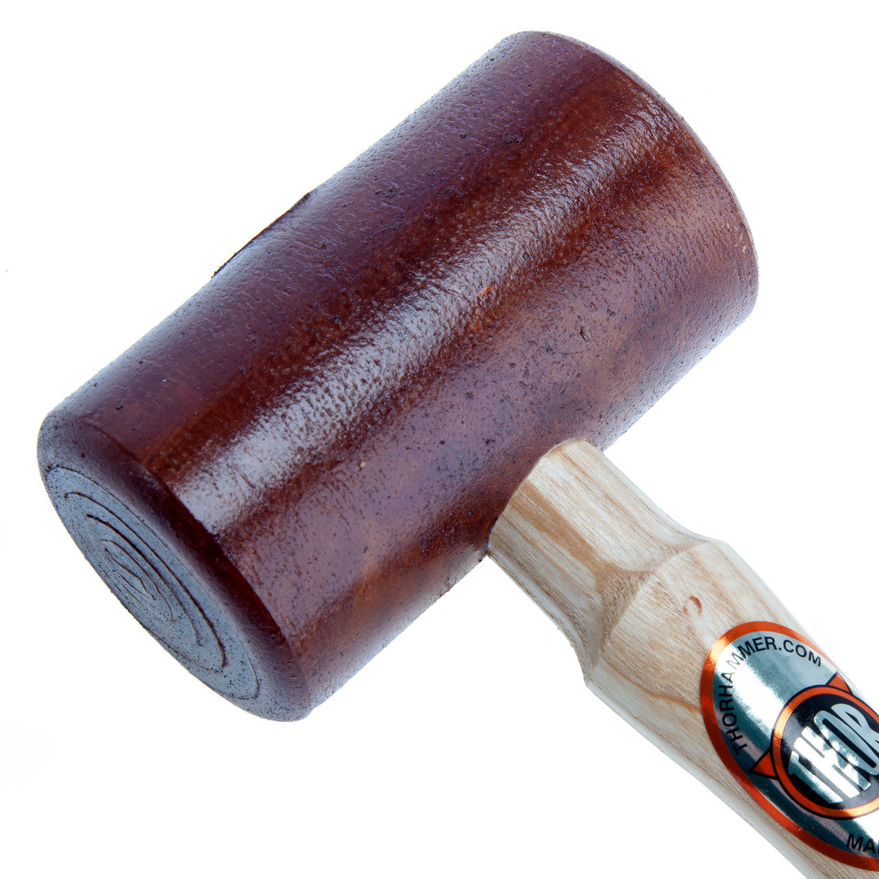 Thor Hide Mallet Size 4 (50mm) 340g Head Length 86mm Wood Handle 02-116