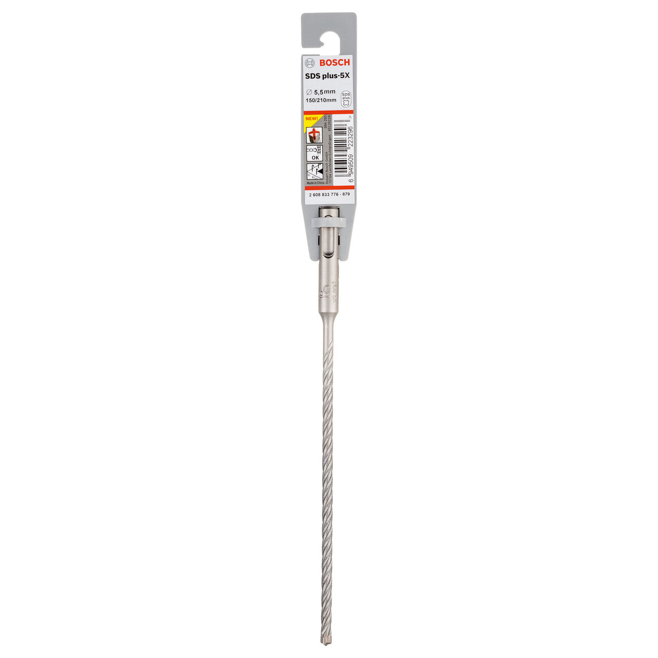 Bosch SDS+ 5X Masonry Drill Bit 5.5 x 150 x 210mm 2608833776