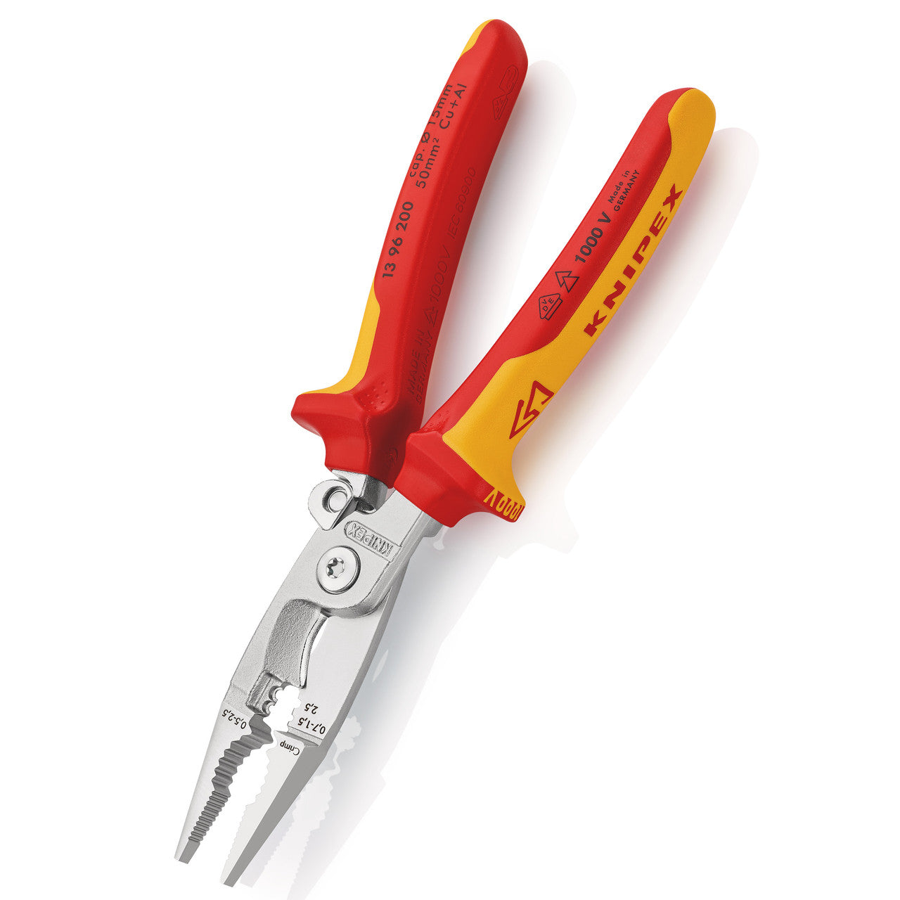 Knipex VDE Electrical Installation Pliers 1000V 200mm Six In One Multi 1396200SB