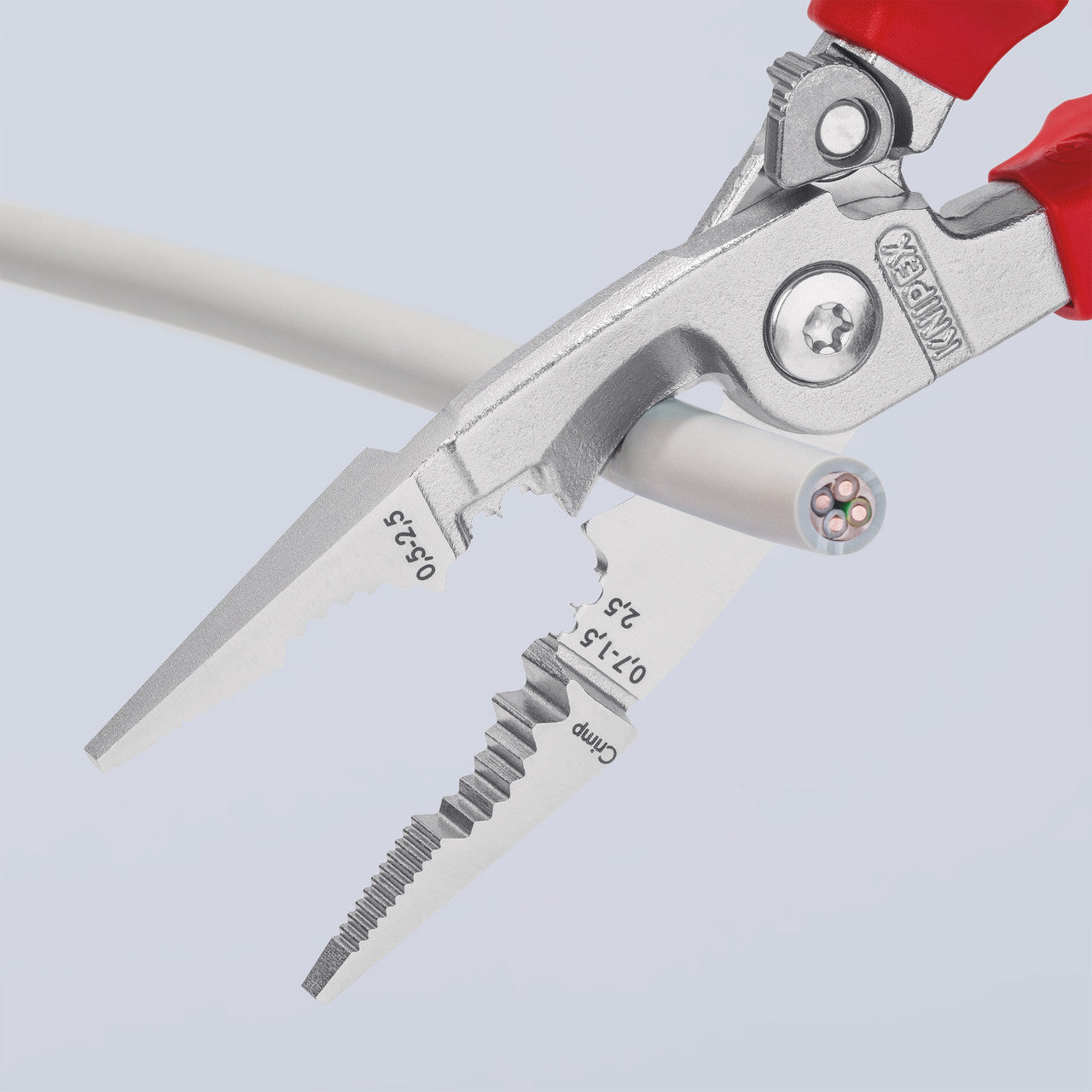 Knipex VDE Electrical Installation Pliers 1000V 200mm Six In One Multi 1396200SB