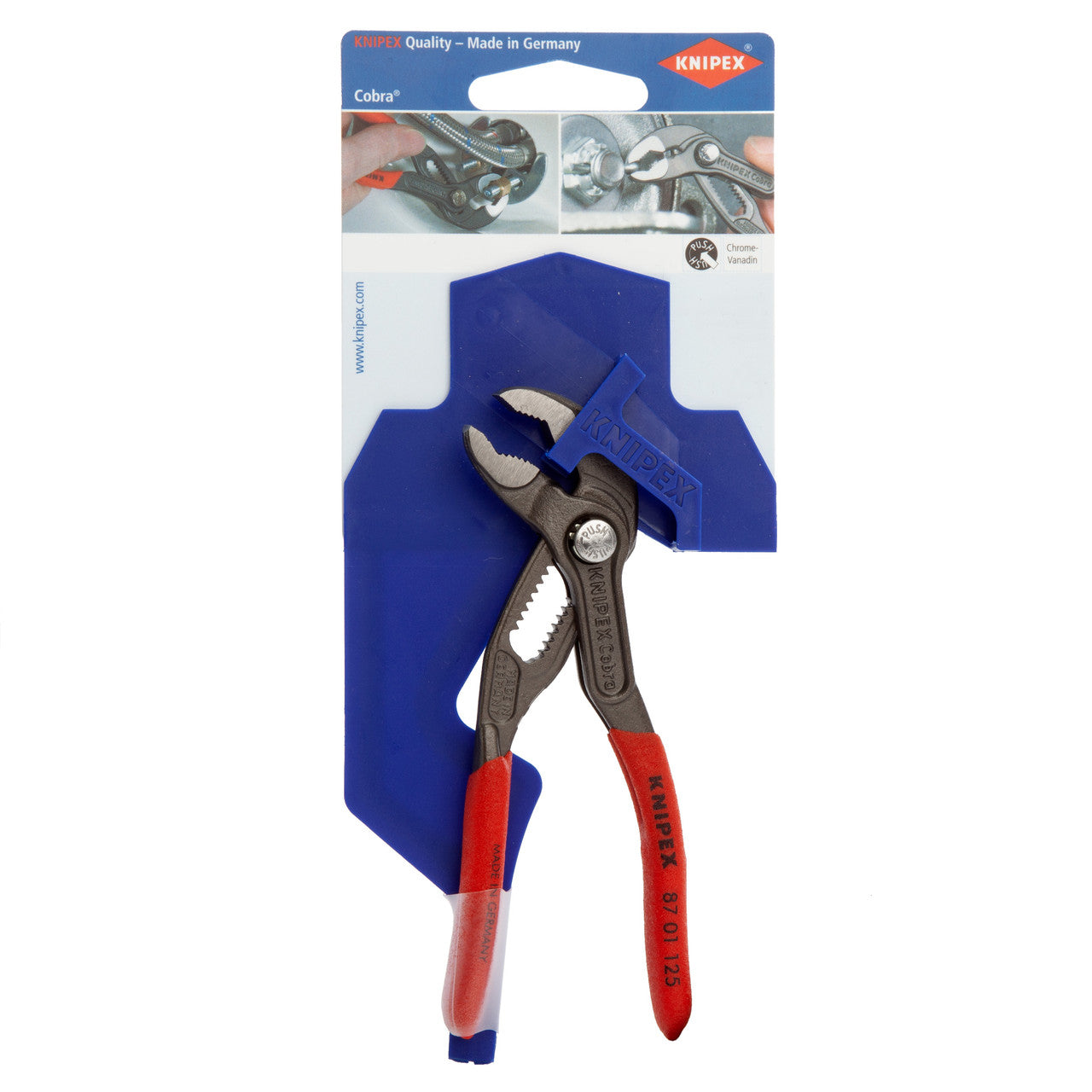 Knipex Cobra Hightech Water Pump Pliers 125mm 8701125SB