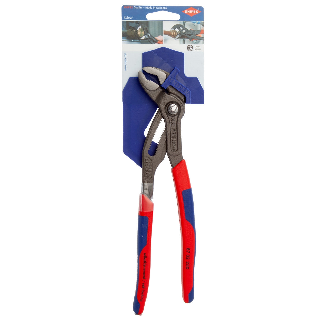 Knipex Cobra Hightech Water Pump Pliers 250mm 8702250SB