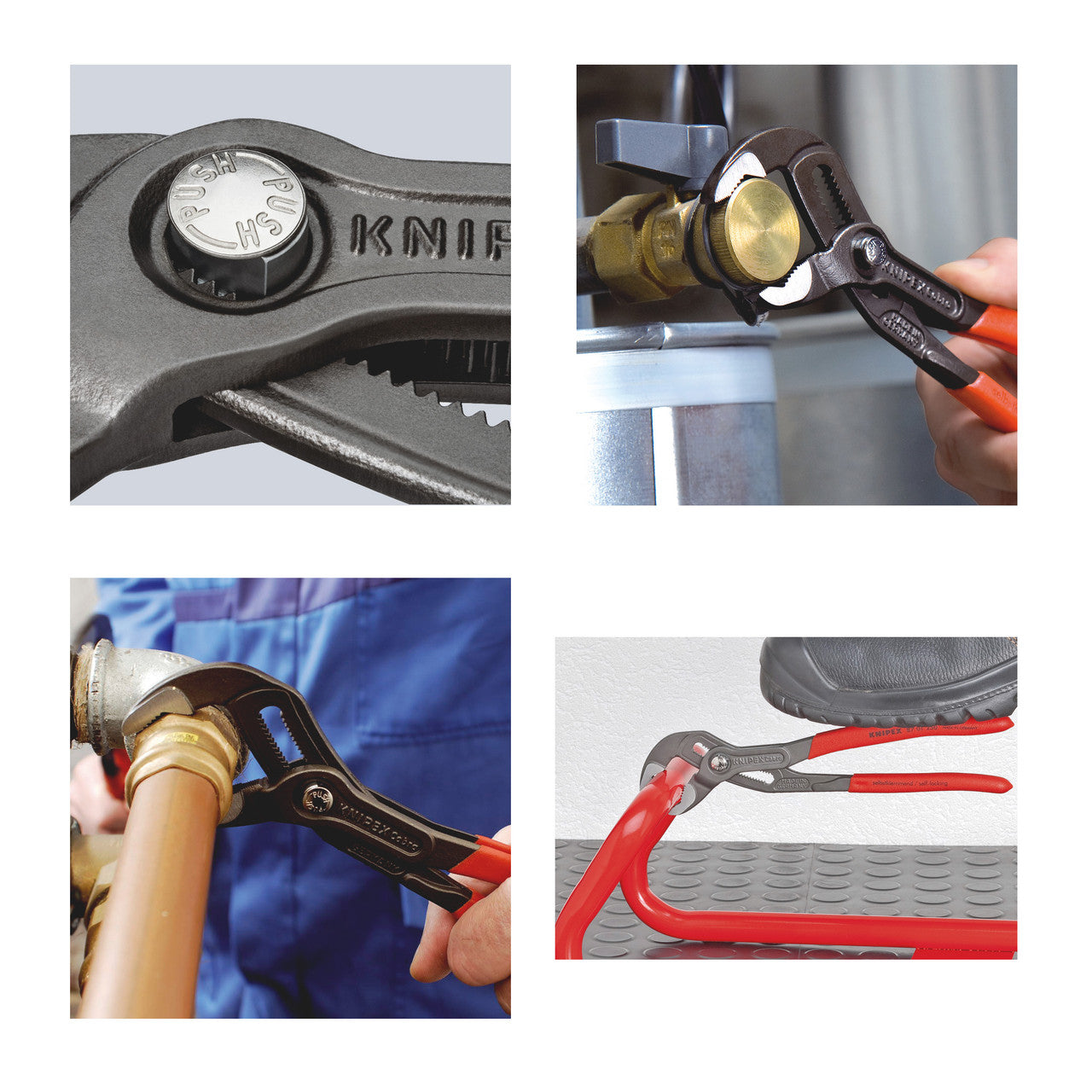 Knipex Cobra Hightech Water Pump Pliers 250mm 8702250SB