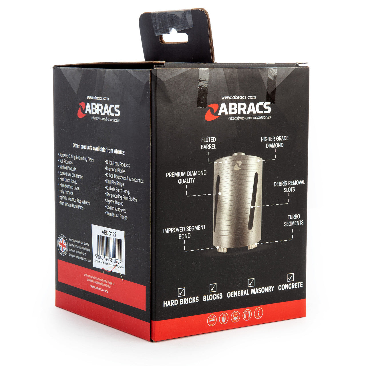 Abracs ABDC127 Dry Diamond Core 127mm