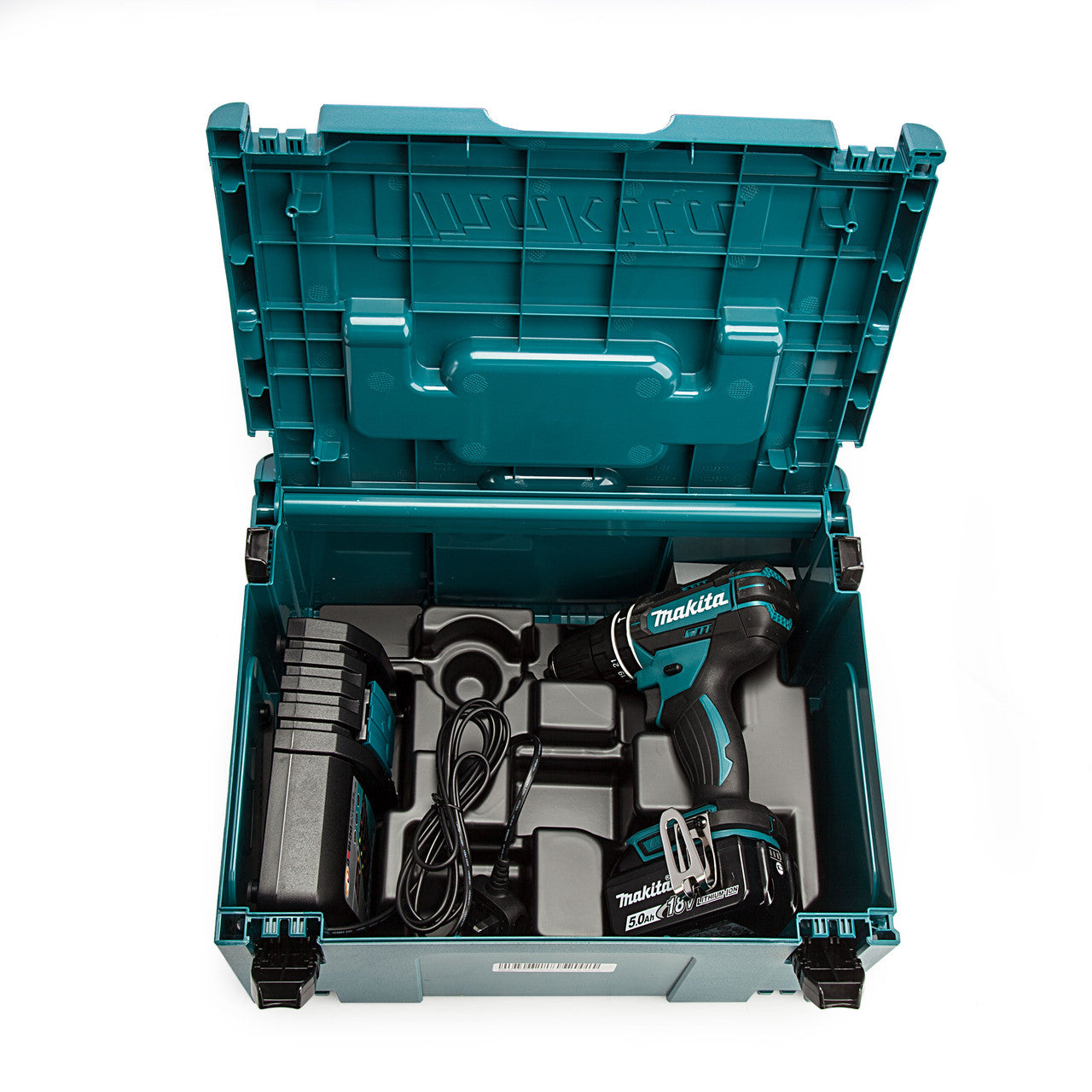 Makita 18V LXT Combi Drill 1 x 5.0Ah Battery Chuck 1.5 - 13mm DHP482RT1J
