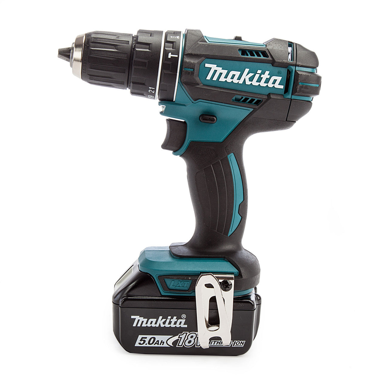 Makita 18V LXT Combi Drill 1 x 5.0Ah Battery Chuck 1.5 - 13mm DHP482RT1J