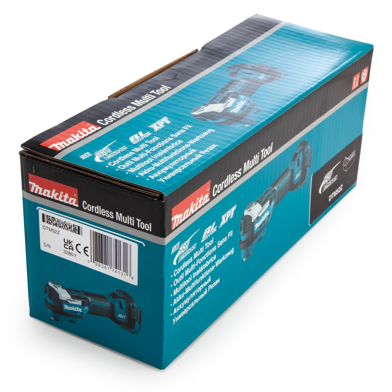 Makita 18V LXT BL Multi Tool Body Only LED Job Light Brushless Motor DTM52Z