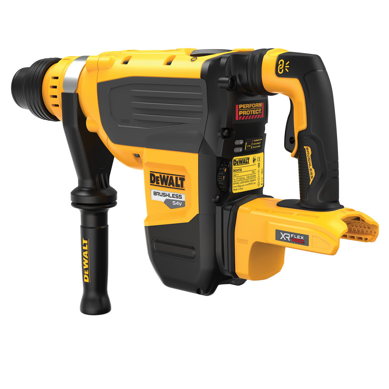 Dewalt DCH735N 54V XR FlexVolt Brushless SDS Max Rotary Hammer Drill 48mm (Body Only)