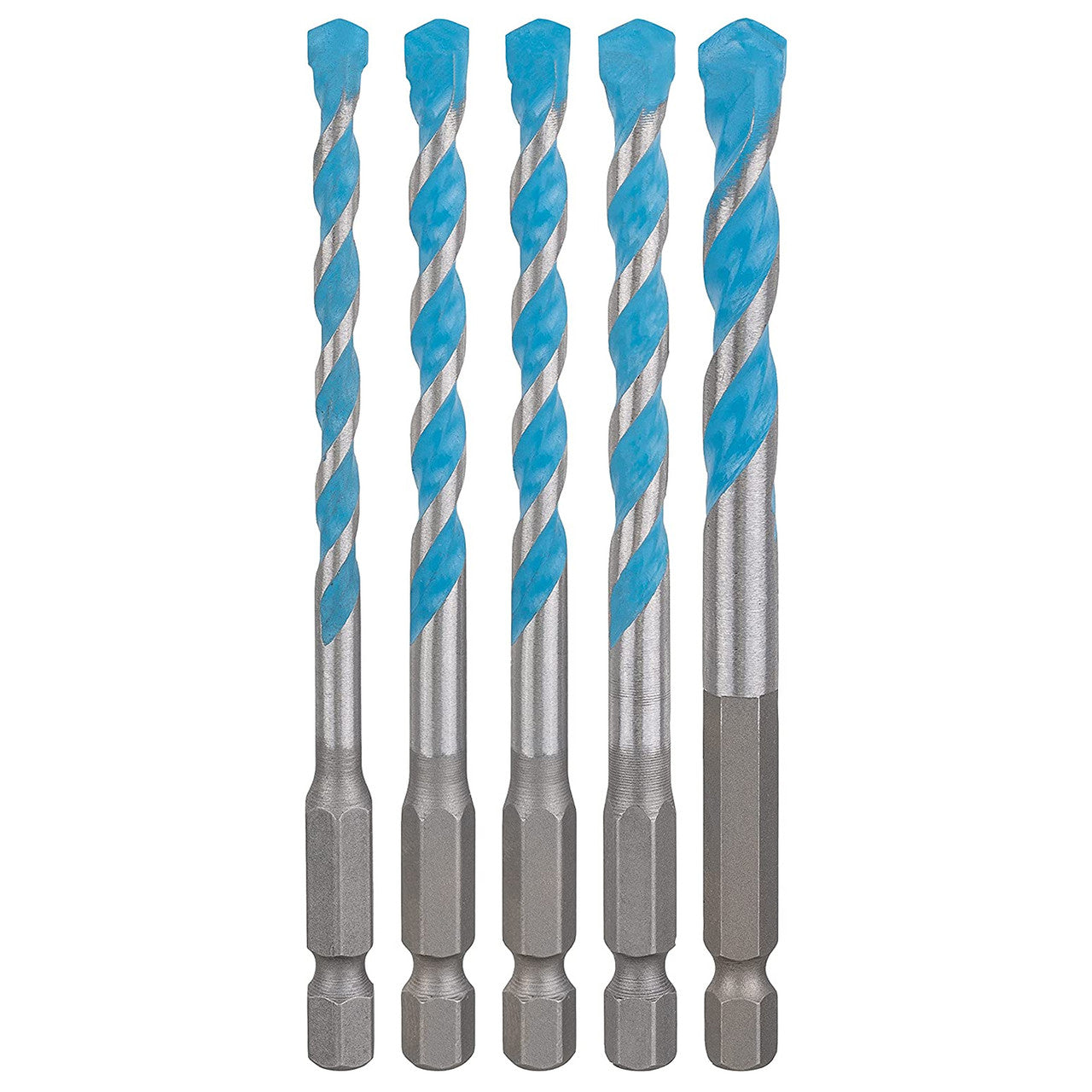 Bosch HEX-9 Multi Construction Drill Bit Set 5.5mm to 8mm 5 Pack 2608900586