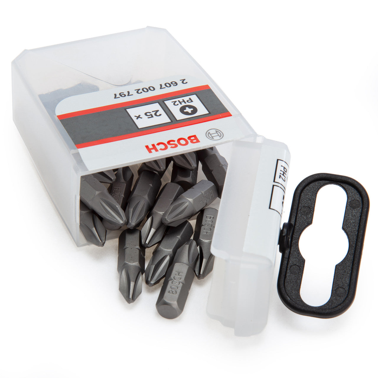 Bosch PH2 Extra Hard Screwdriver Bits Pack Of 25 2607002797