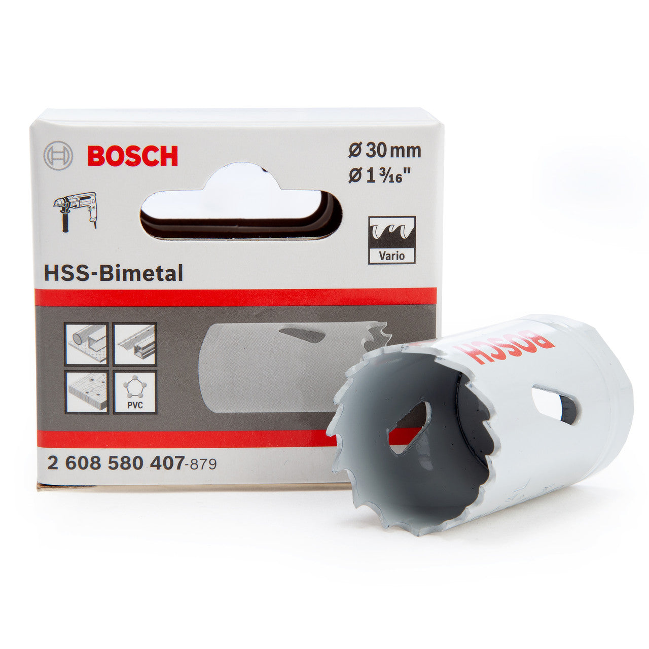Bosch 30mm HSS Bi Metal Hole Saw For Wood Metal And Plastics etc 2608580407