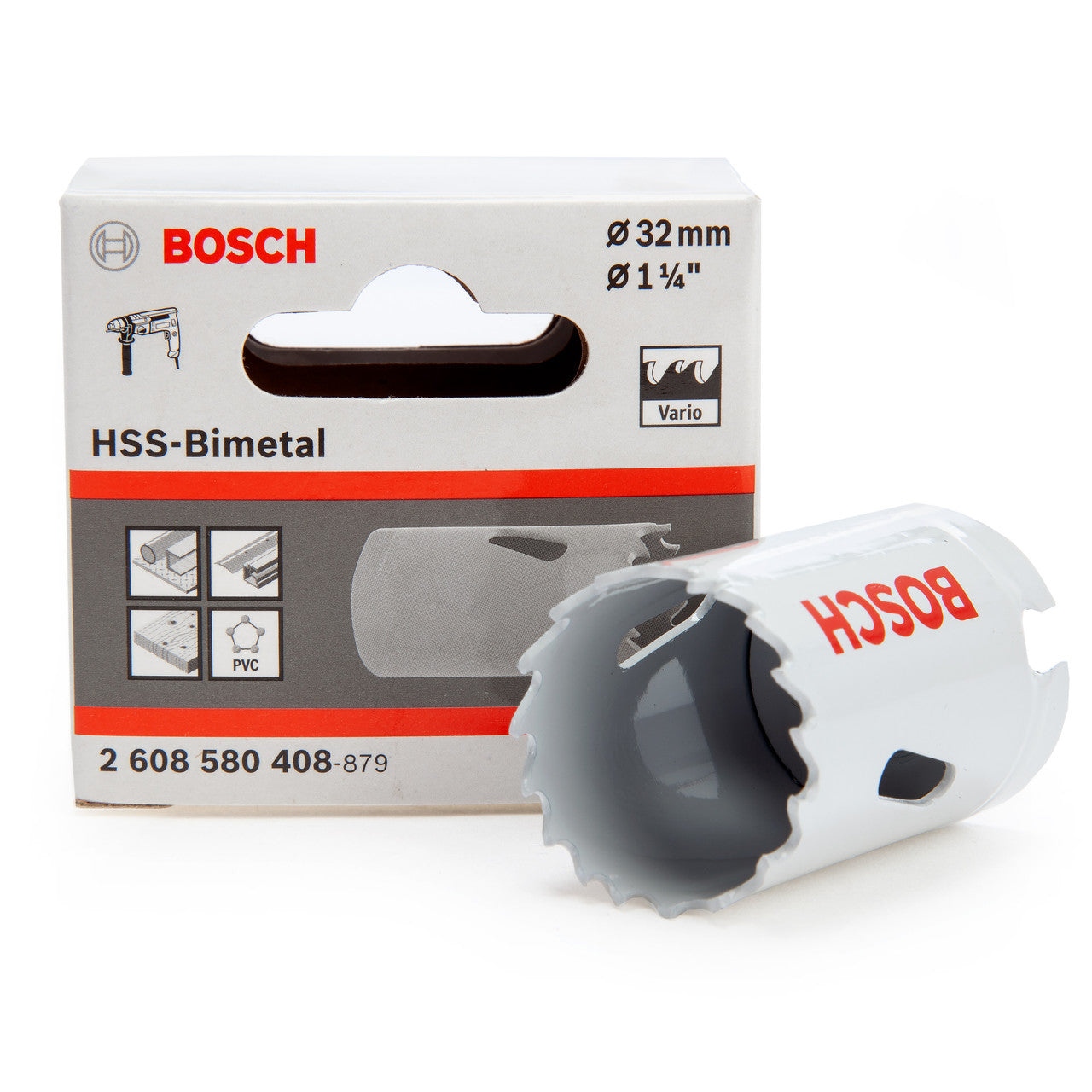 Bosch 32mm HSS Bi Metal Hole Saw For Wood Metal And Plastics etc 2608580408
