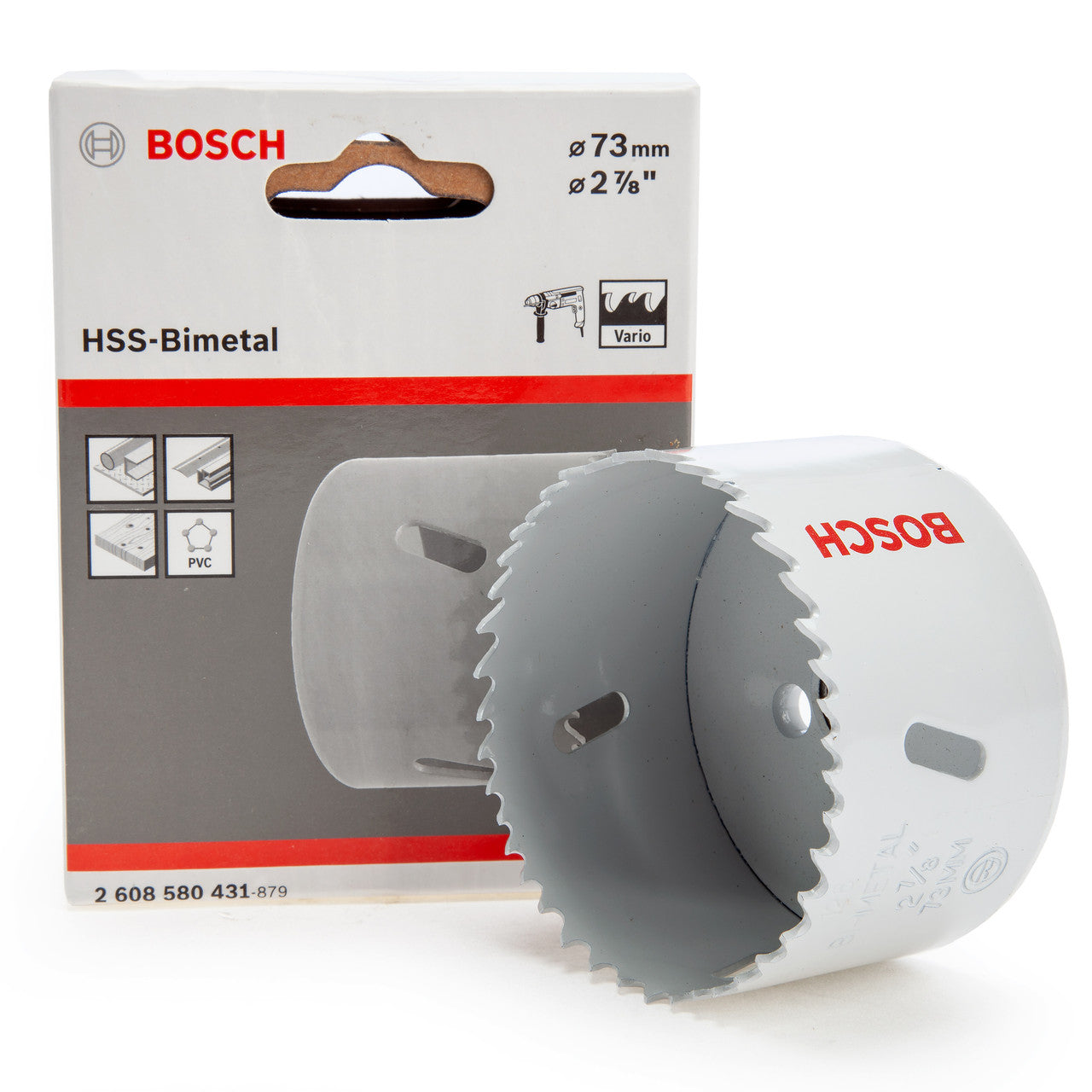 Bosch 73mm HSS Bi Metal Hole Saw For Wood Metal And Plastics etc 2608580431