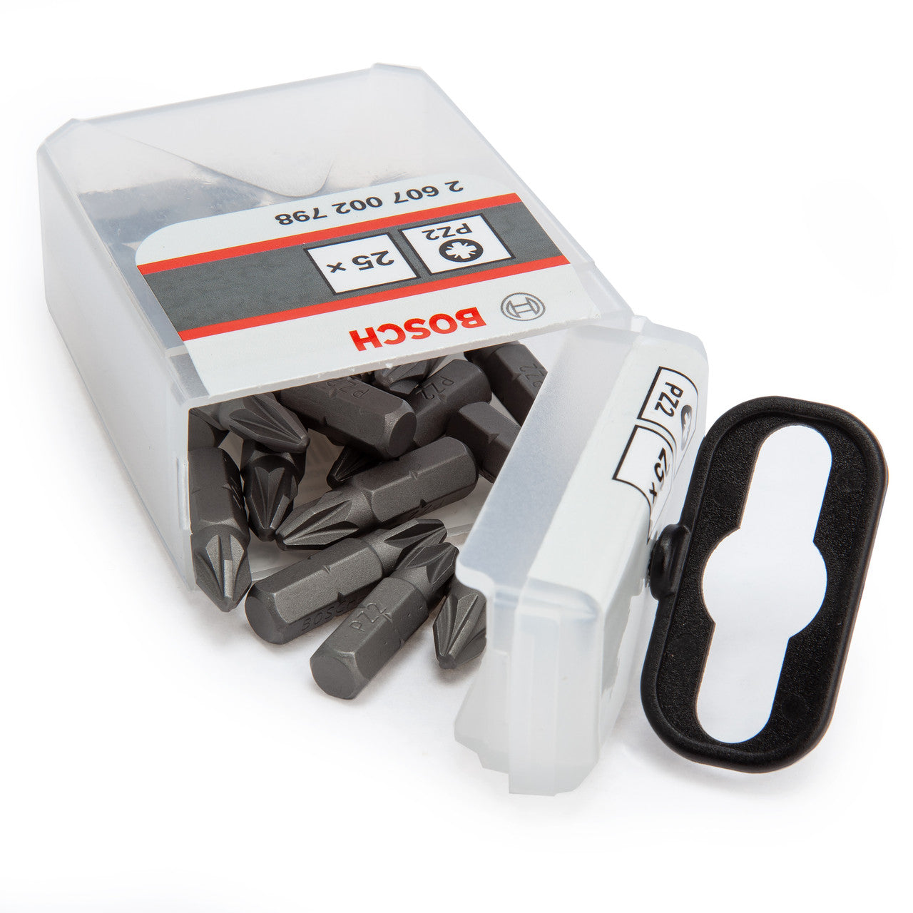 Bosch PZ2 Extra Hard Screwdriver Bits Pack Of 25 2607002798