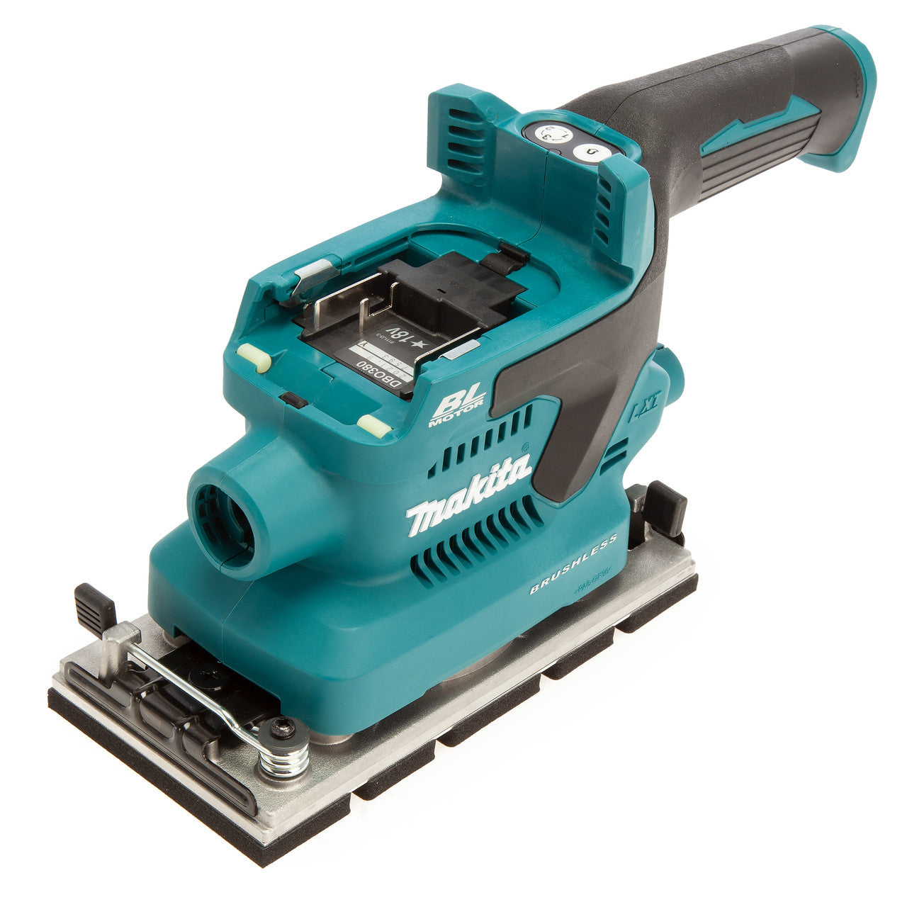 Makita 18V LXT 1/3 Sheet Finishing Sander Body Only Paper Size 93 x 228 DBO380Z