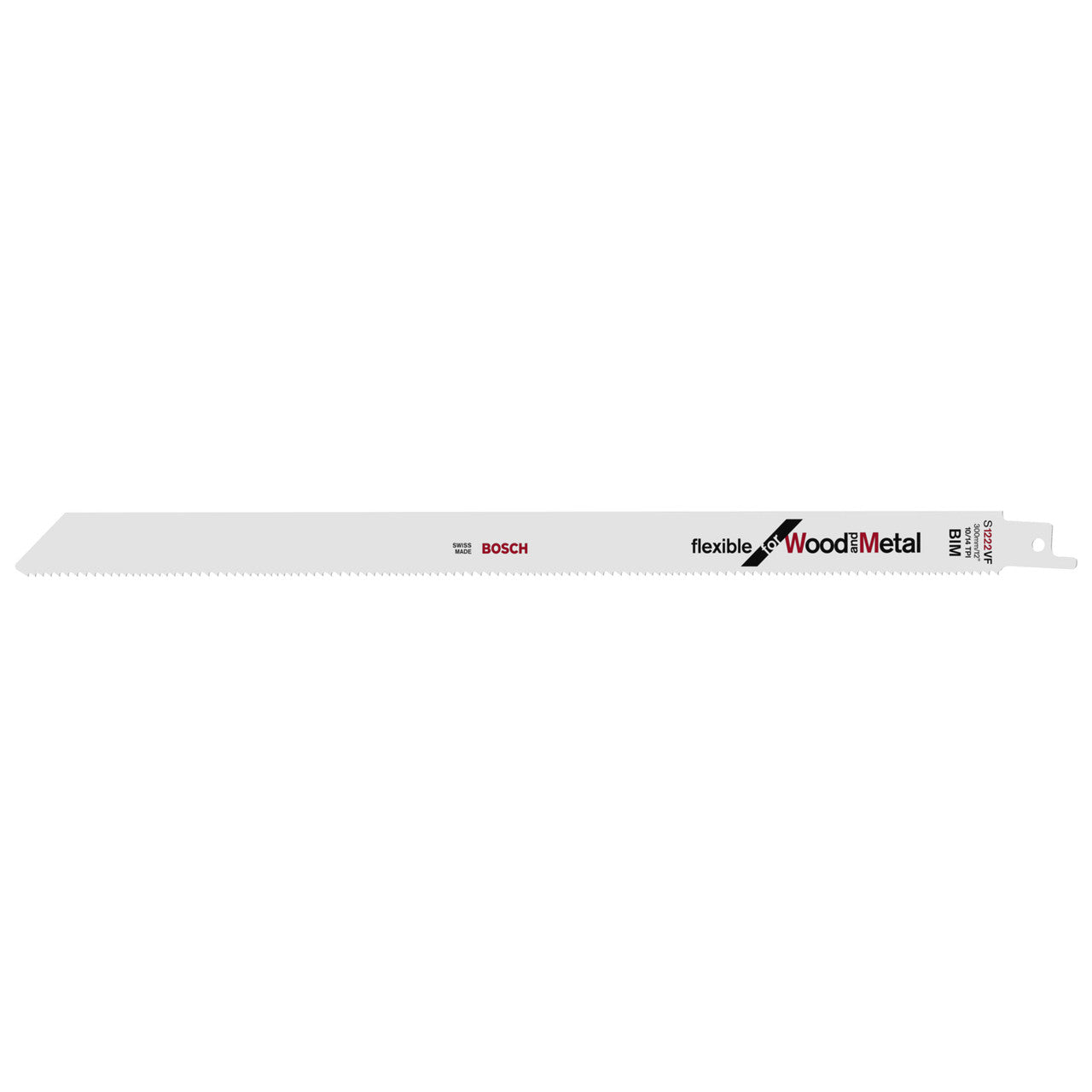 Bosch Reciprocating Saw Blades for Wood and Metal 300mm Pack Of 5 S1222VF