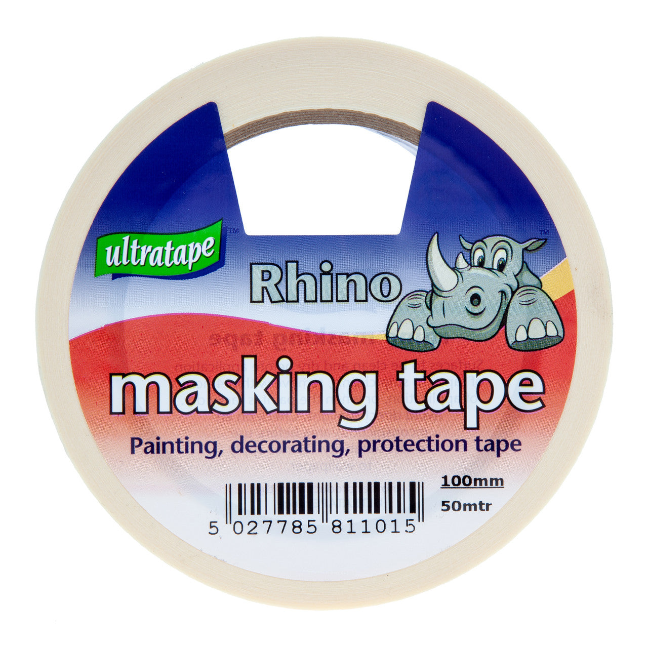 Ultratape Rhino Masking Tape 100mm x 50m General Purpose 005210050RH
