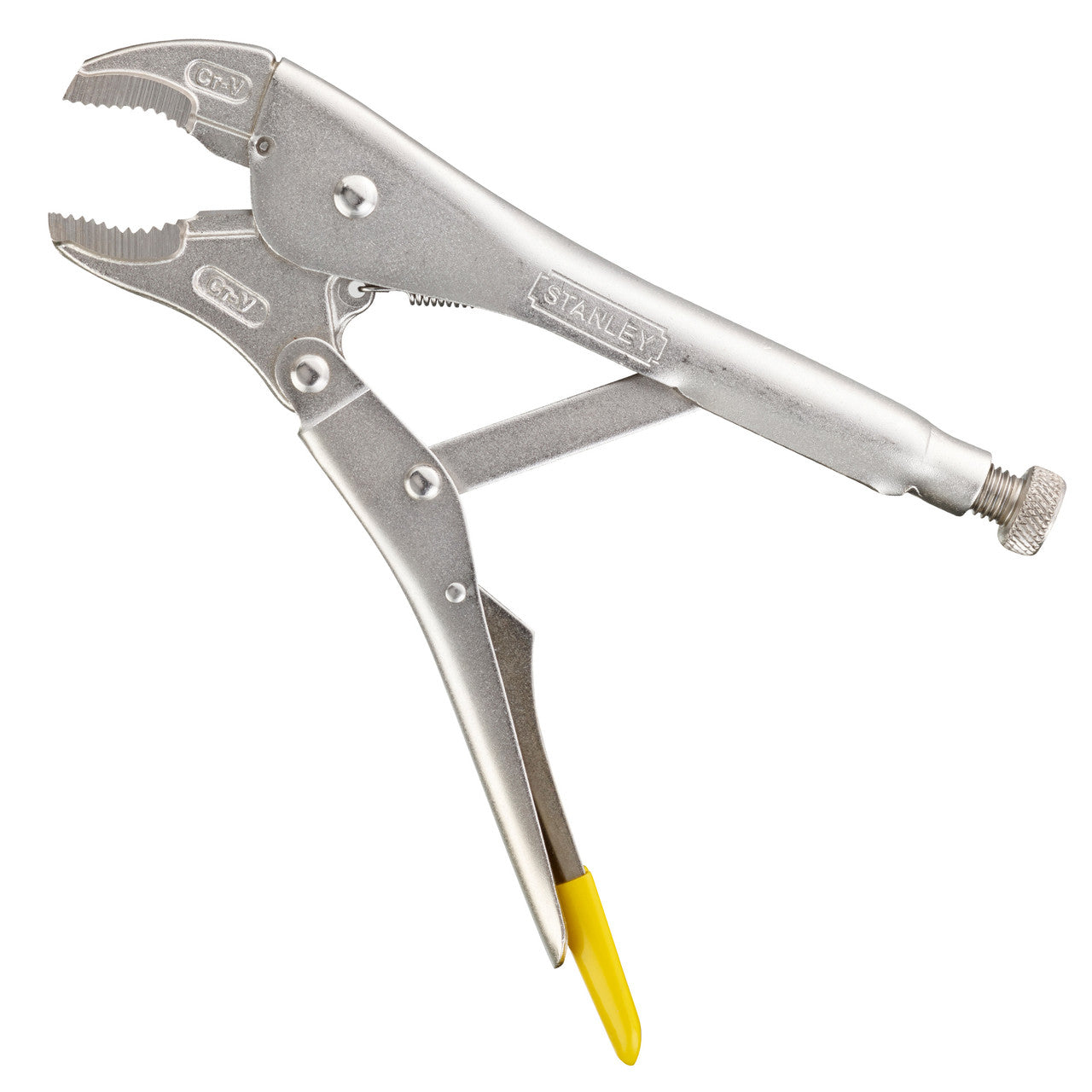 Stanley 225mm Curved Jaw Locking Pliers MaxSteel Built-in wire cutter 0-84-809