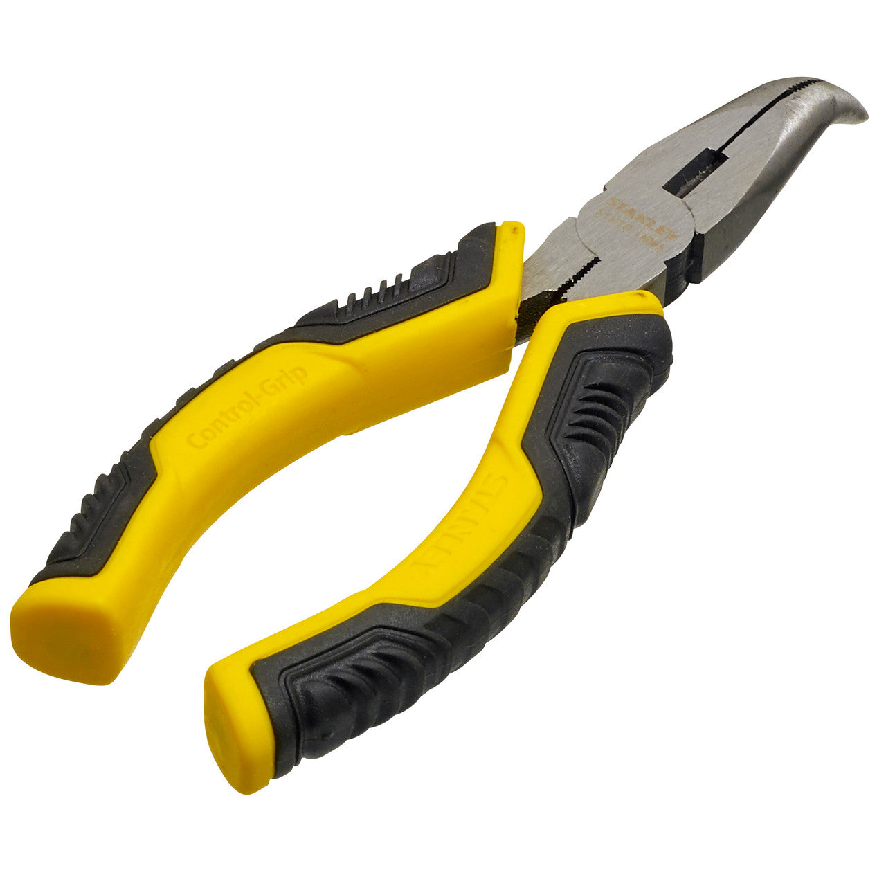 Stanley Dynagrip Long Bent Nose Pliers 150mm Jaws 47mm Long STHT0-75065