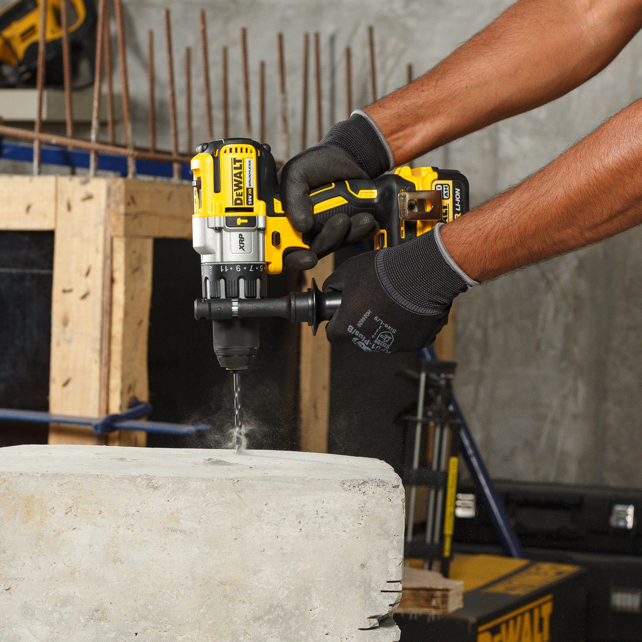 Dewalt DCD996P2 18V XR 3-Speed Brushless Combi Drill (2 x 5.0Ah Batteries) in TStak Case